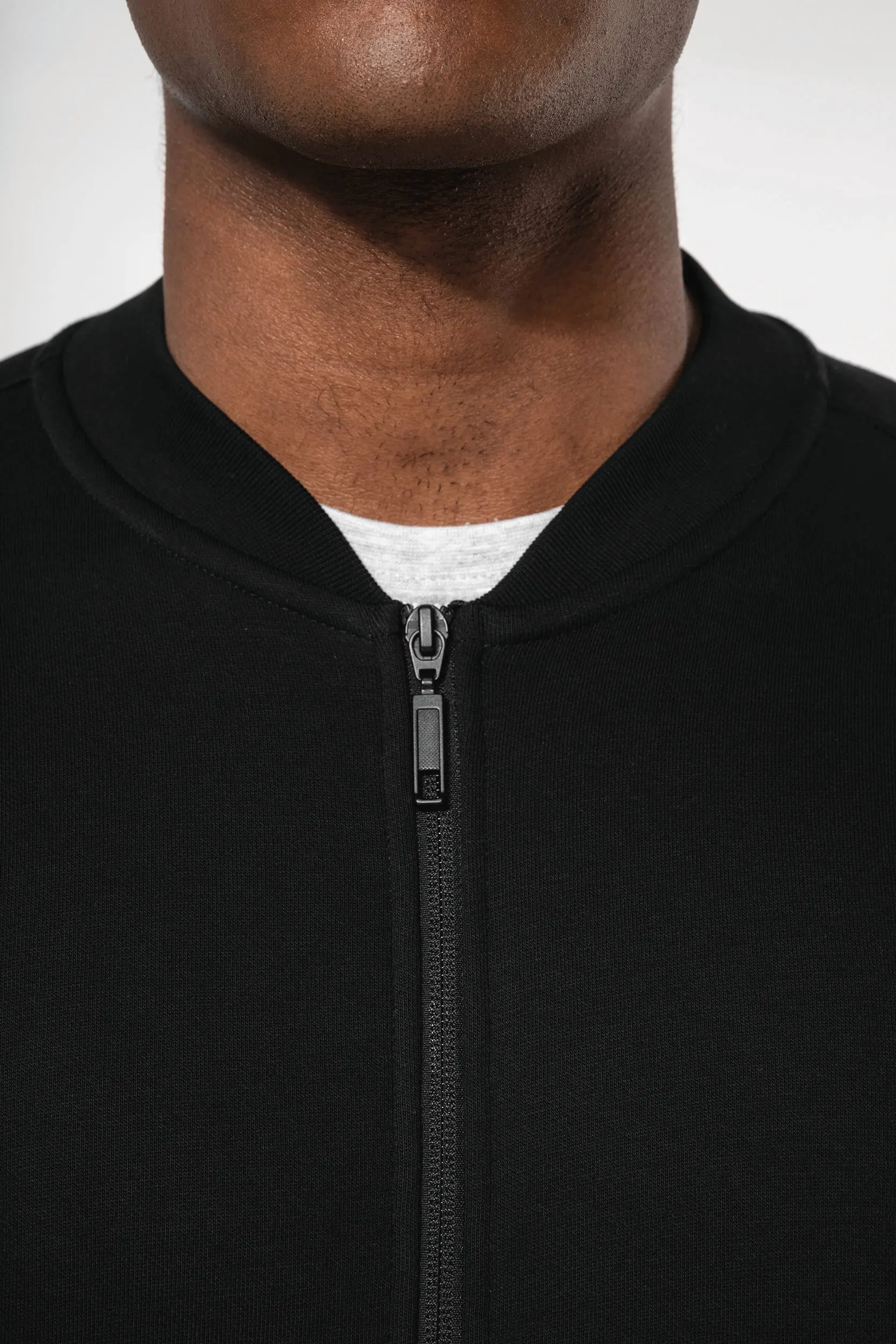 Chaqueta de felpa con cremallera