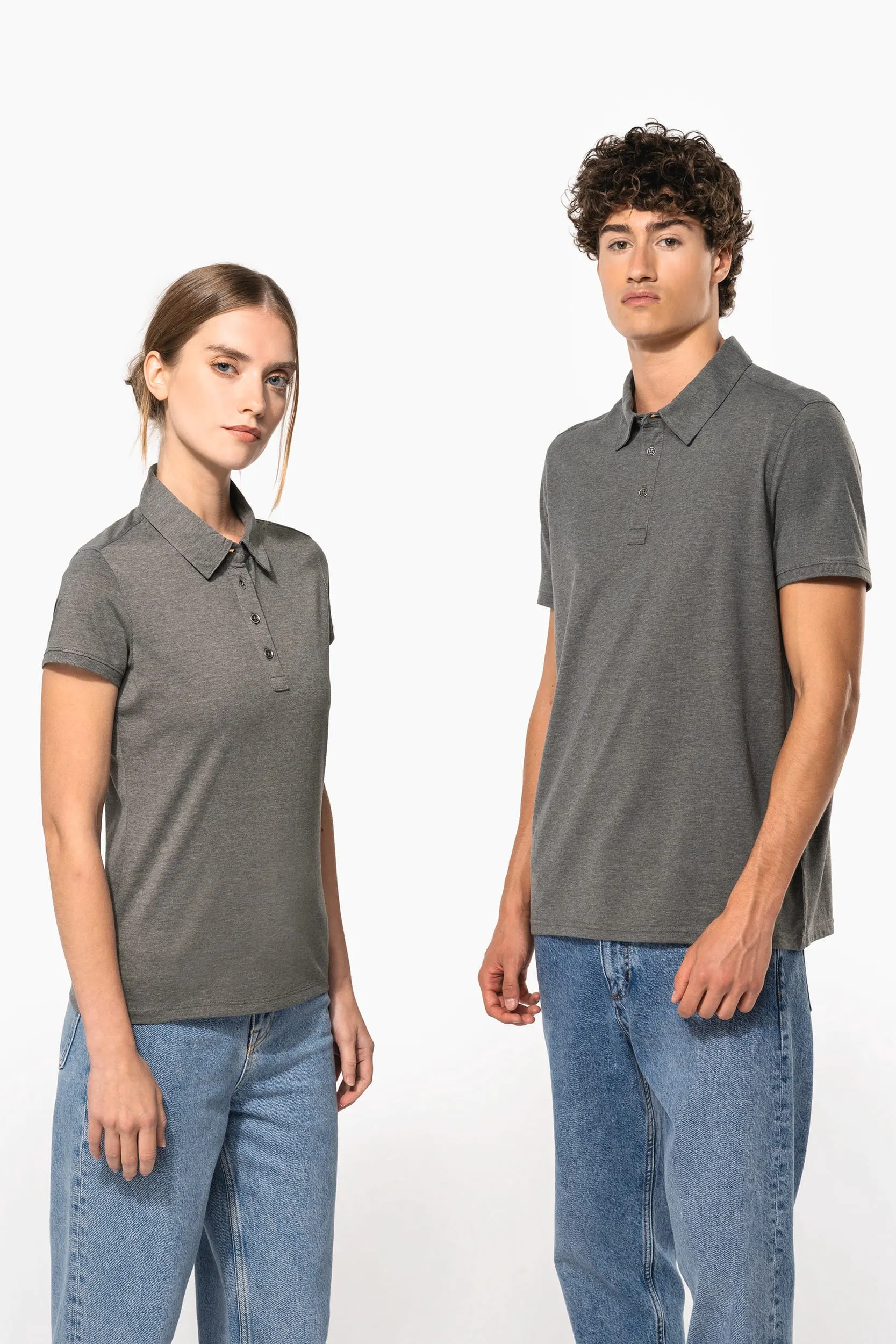 Polo jersey manga corta mujer