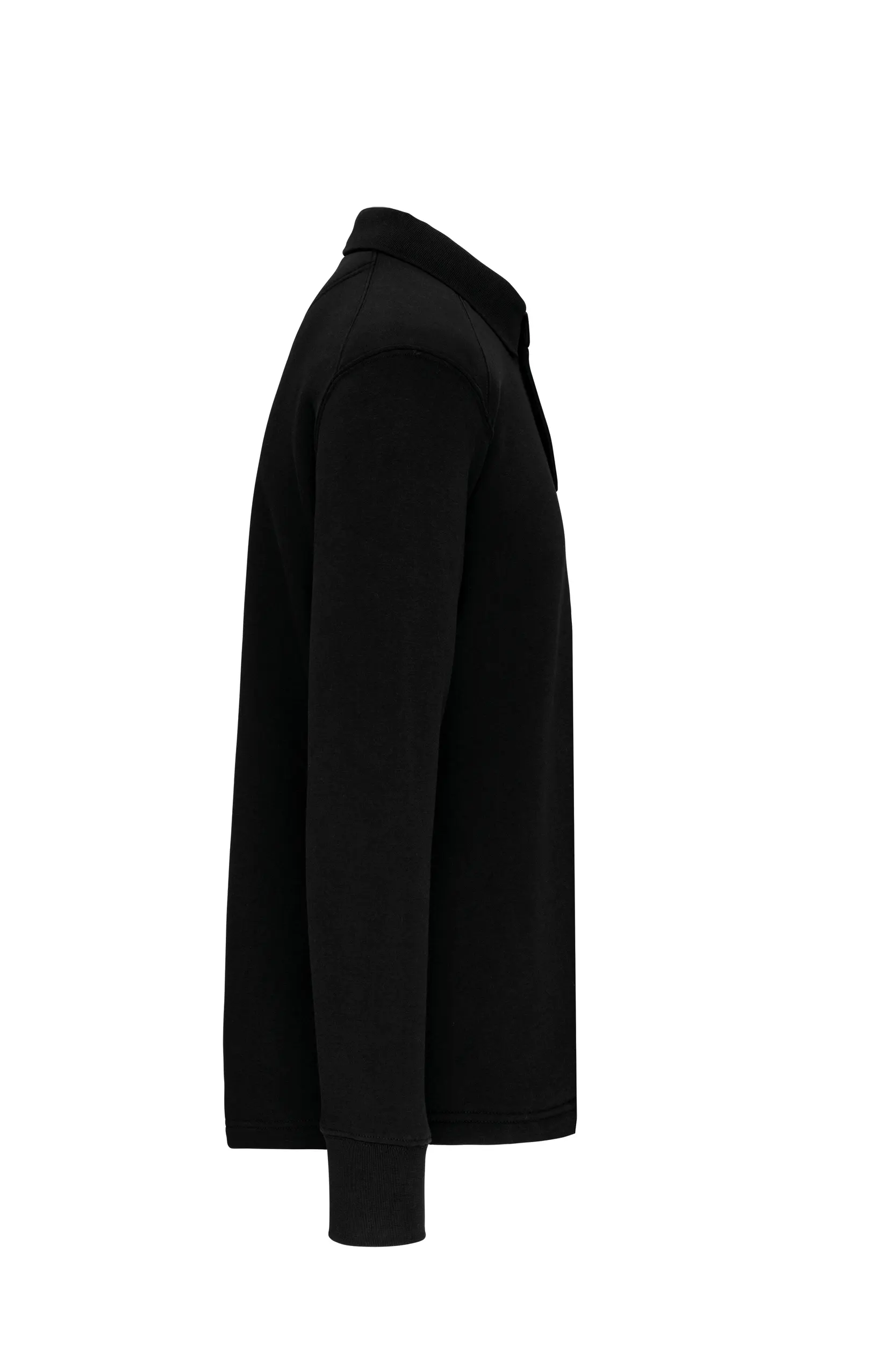 Sudadera cuello polo