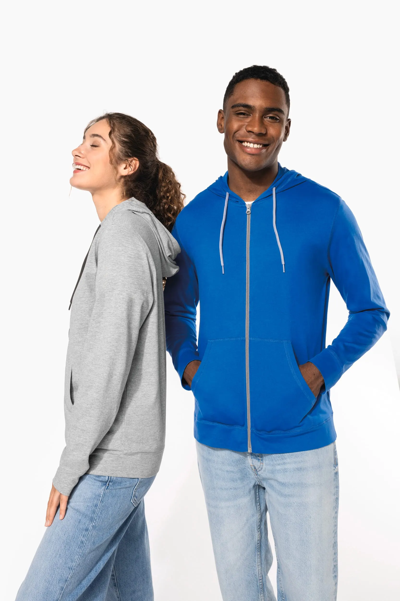 Sudadera ligera algodón con capucha