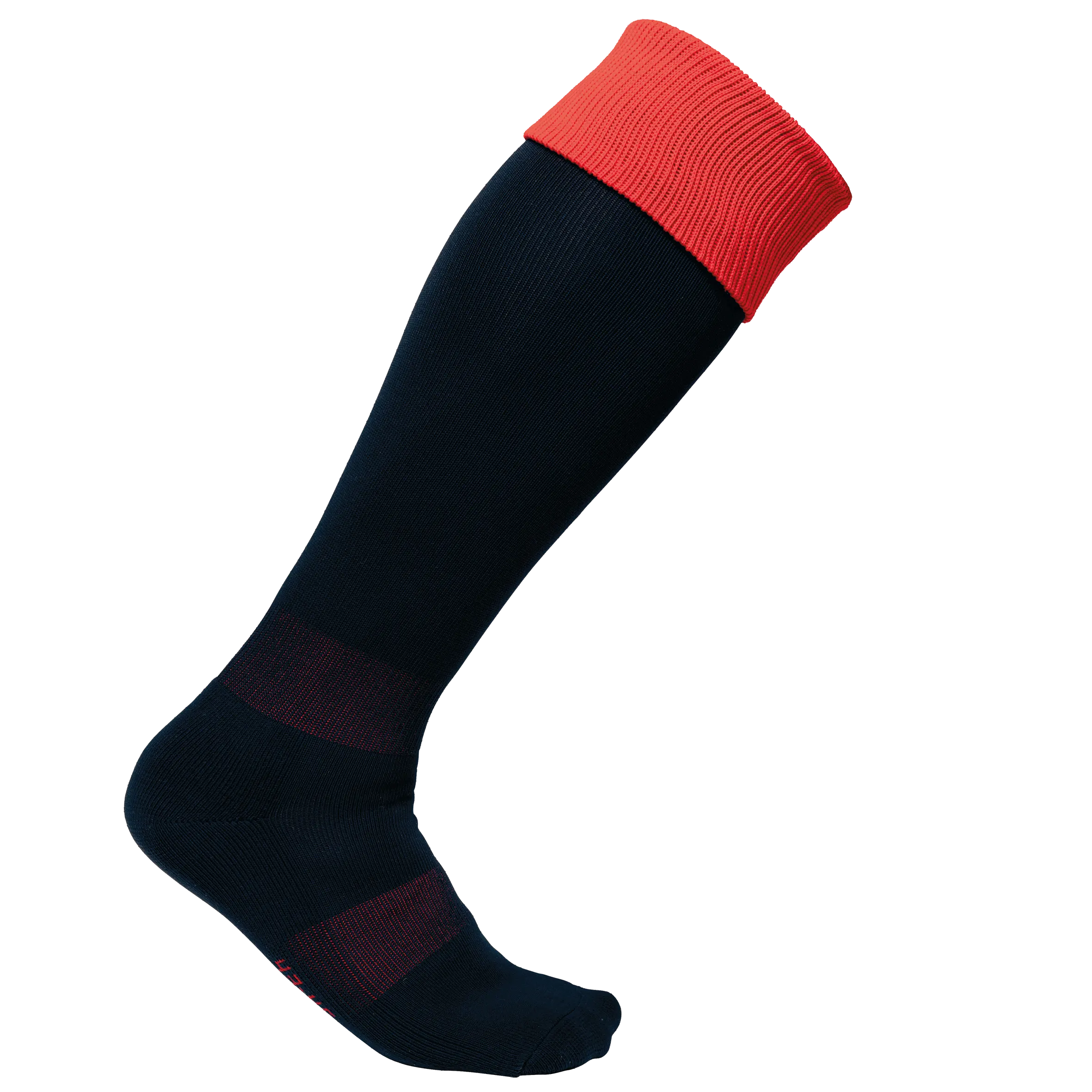 Black / Sporty Red
