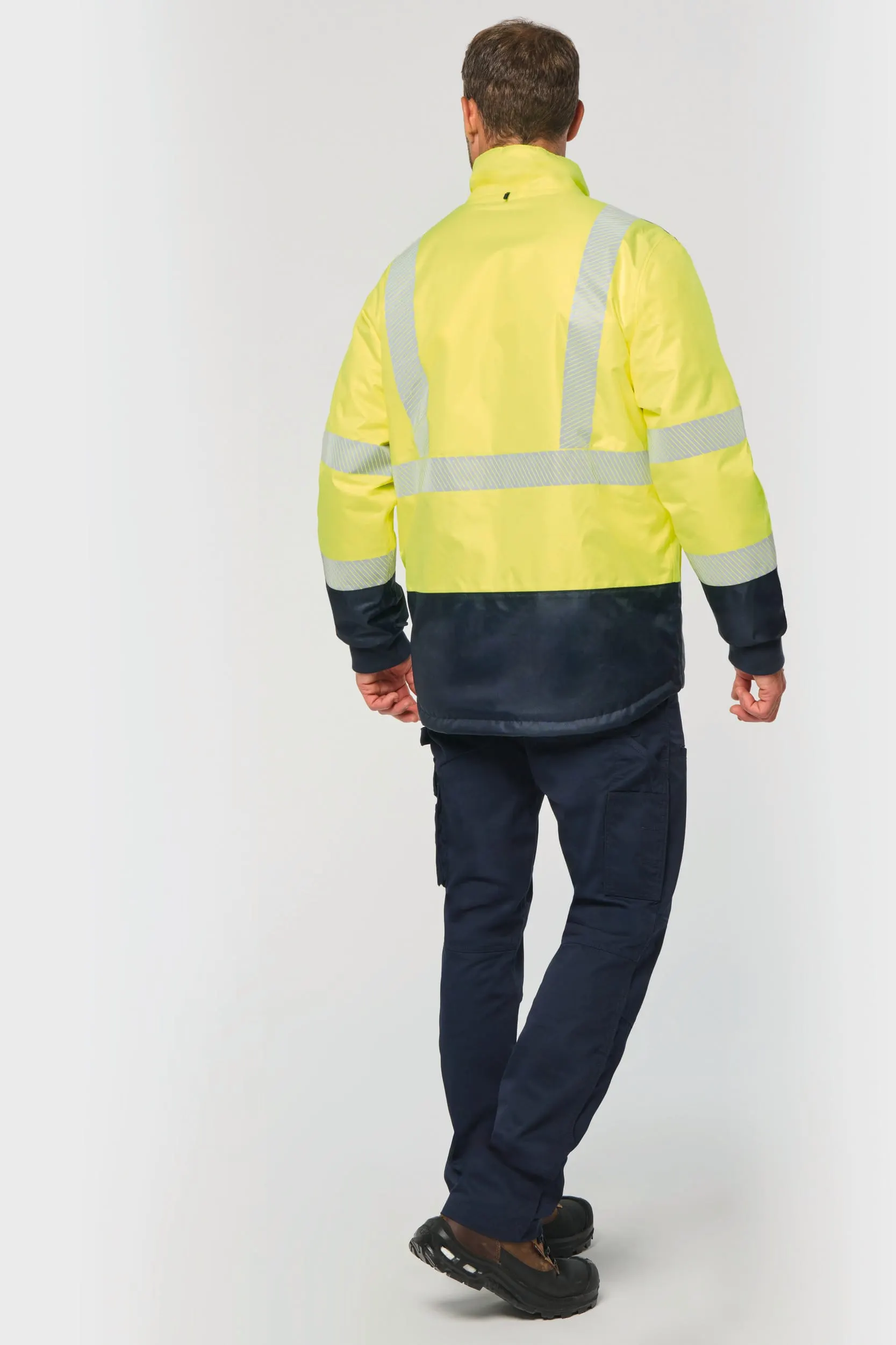 Parka de seguridad reciclada 4 en 1 unisex