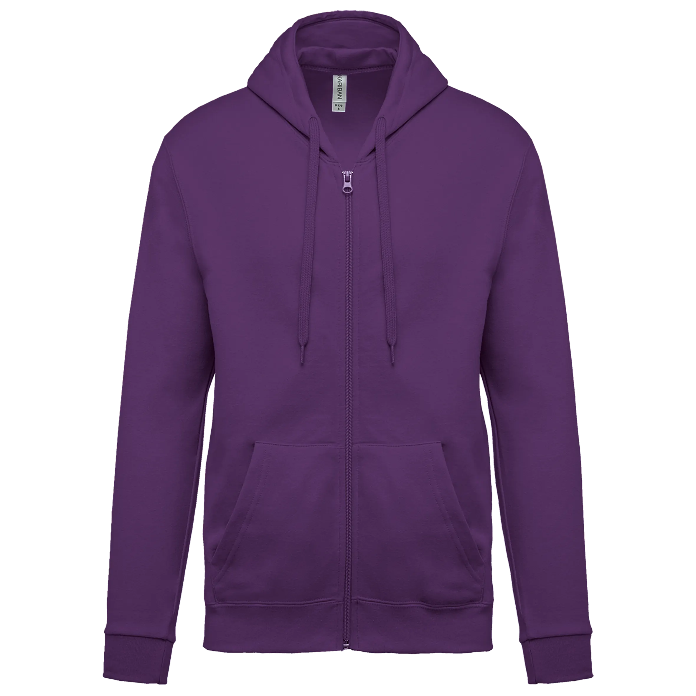 Sudadera capucha y cremallera unisex