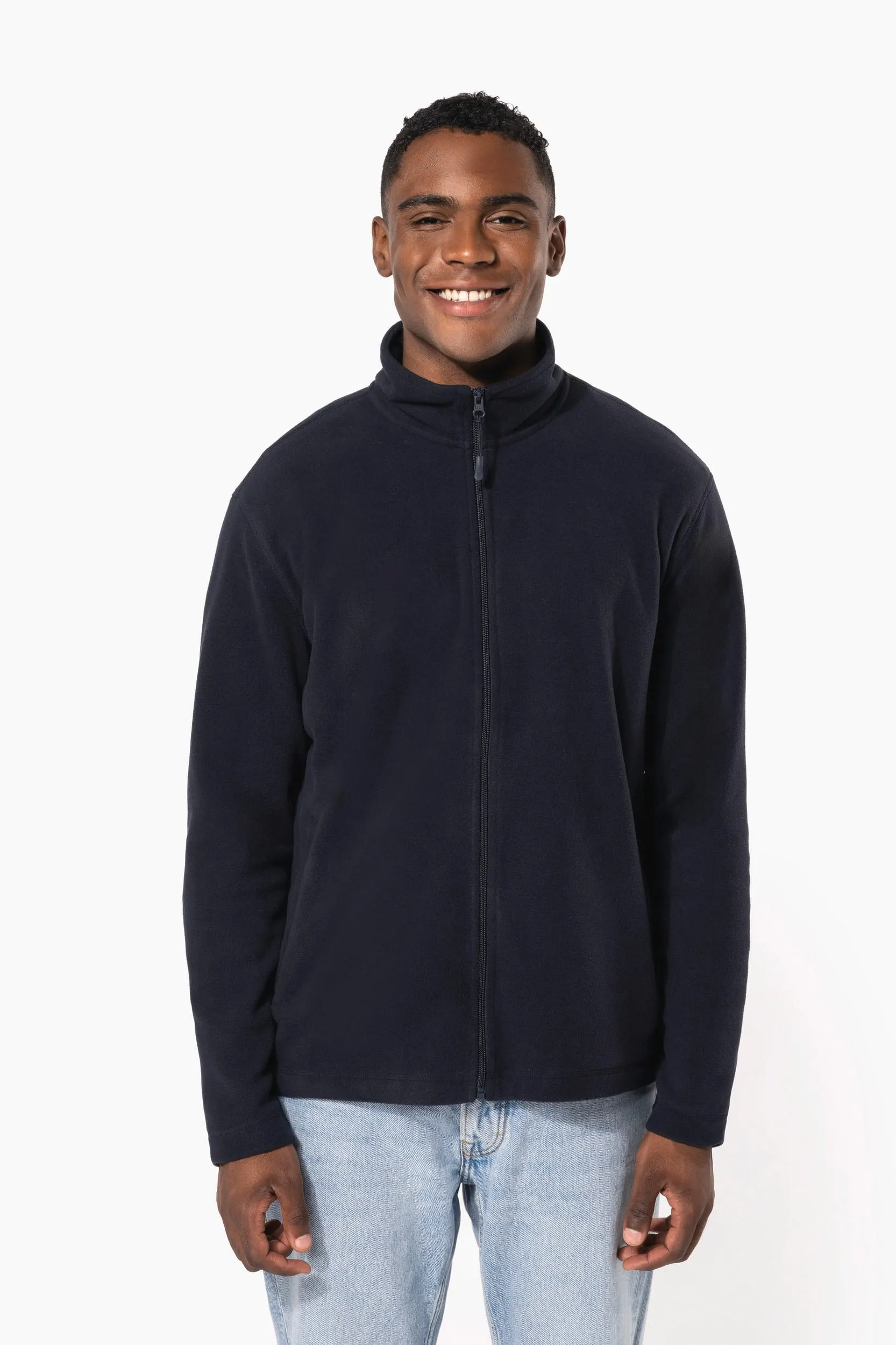 Chaqueta micropolar con cremallera unisex