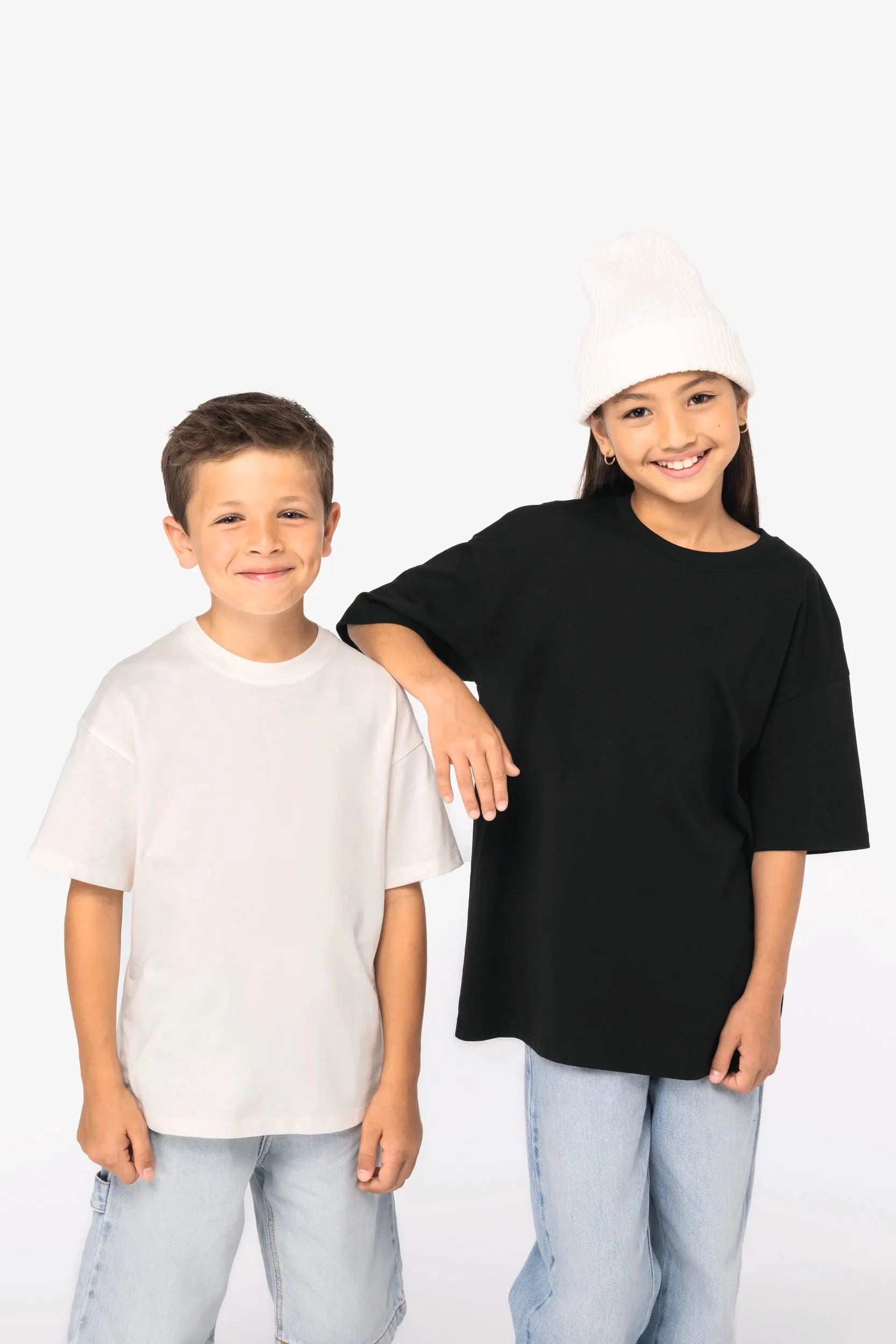 Camiseta ecorresponsable oversize infantil