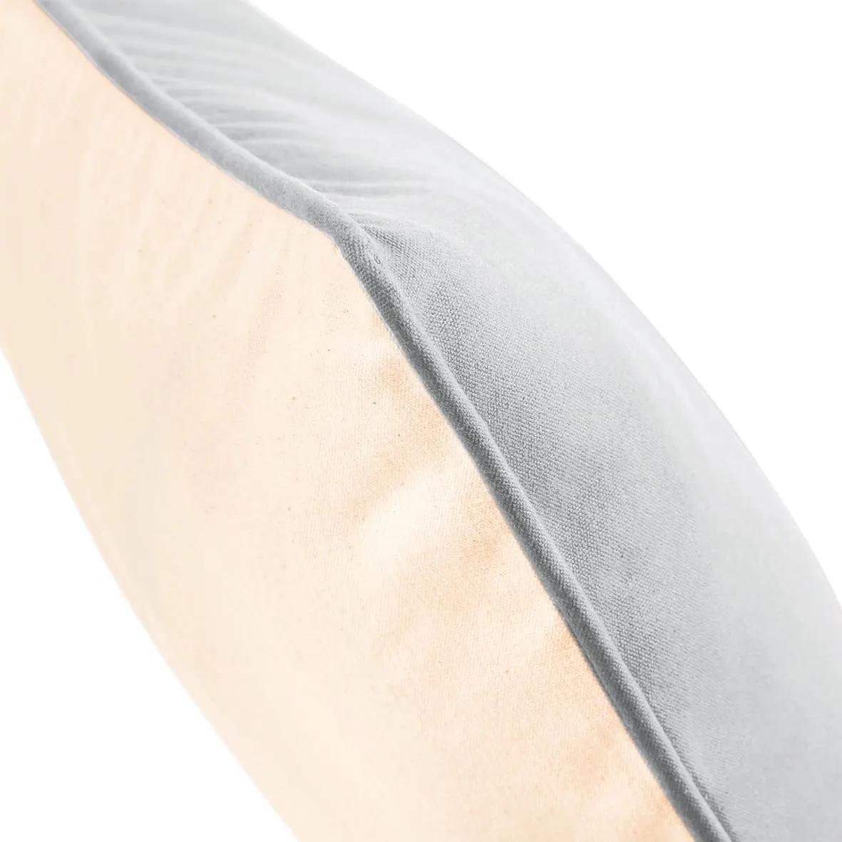 Funda de cojín con borde ribeteado<br/>