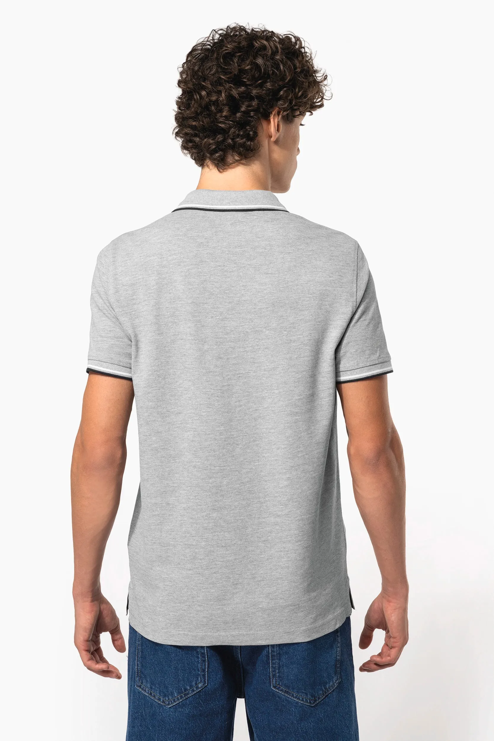 Polo de manga corta hombre