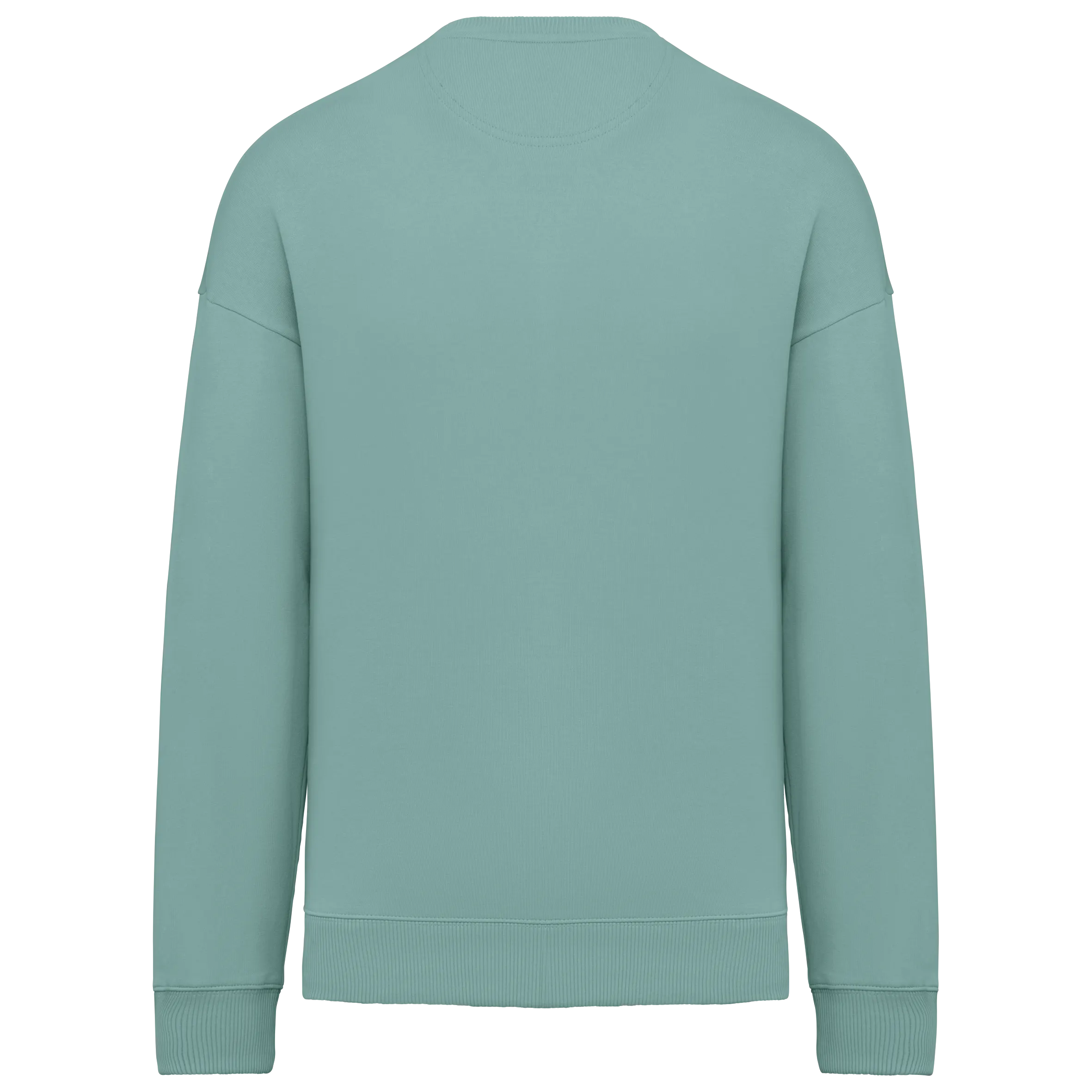Sudadera ecorresponsable cuello redondo oversize unisex