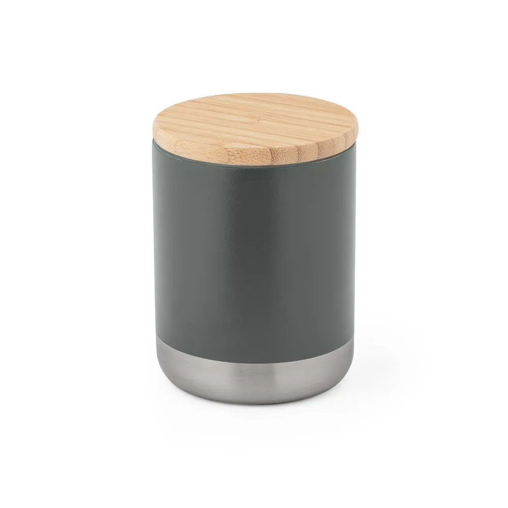 NORRE TUMBLER. Vaso de acero inoxidable (36% reciclado) con pared doble de insolacion 370 mL