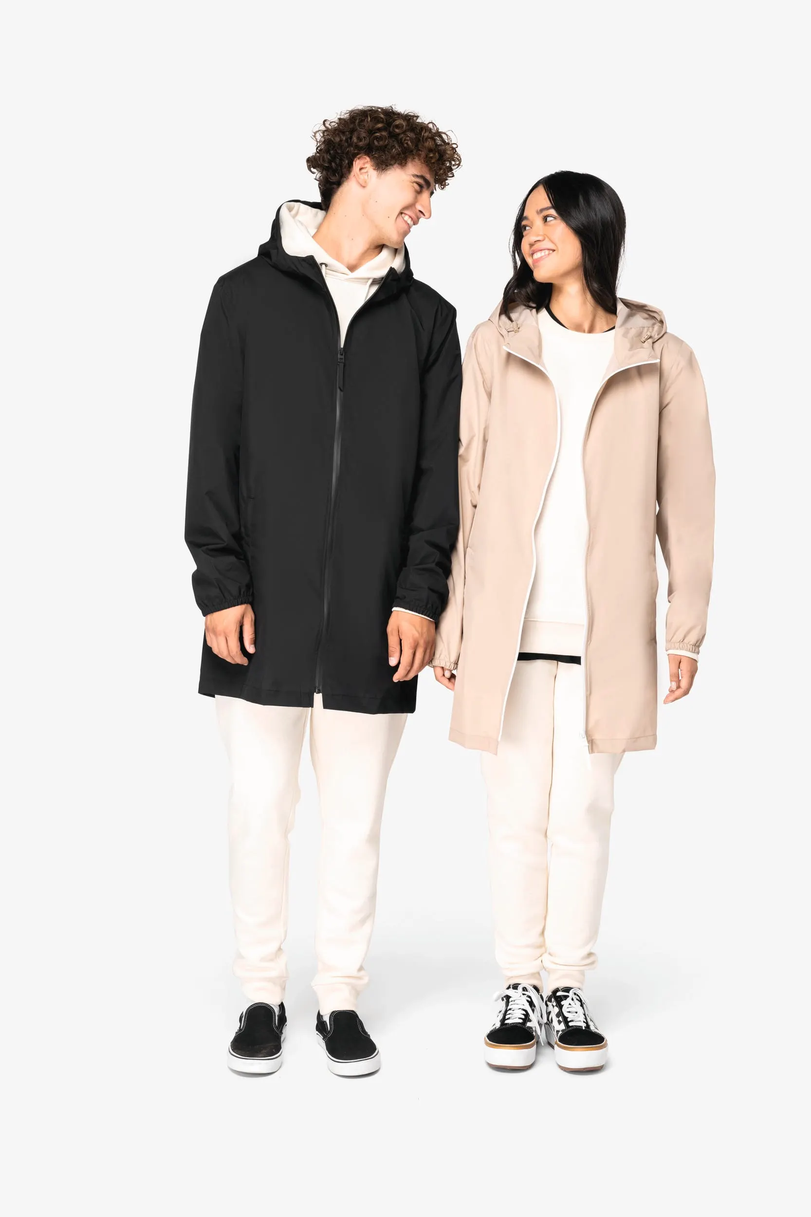 Chaqueta ecorresponsable impermeable unisex