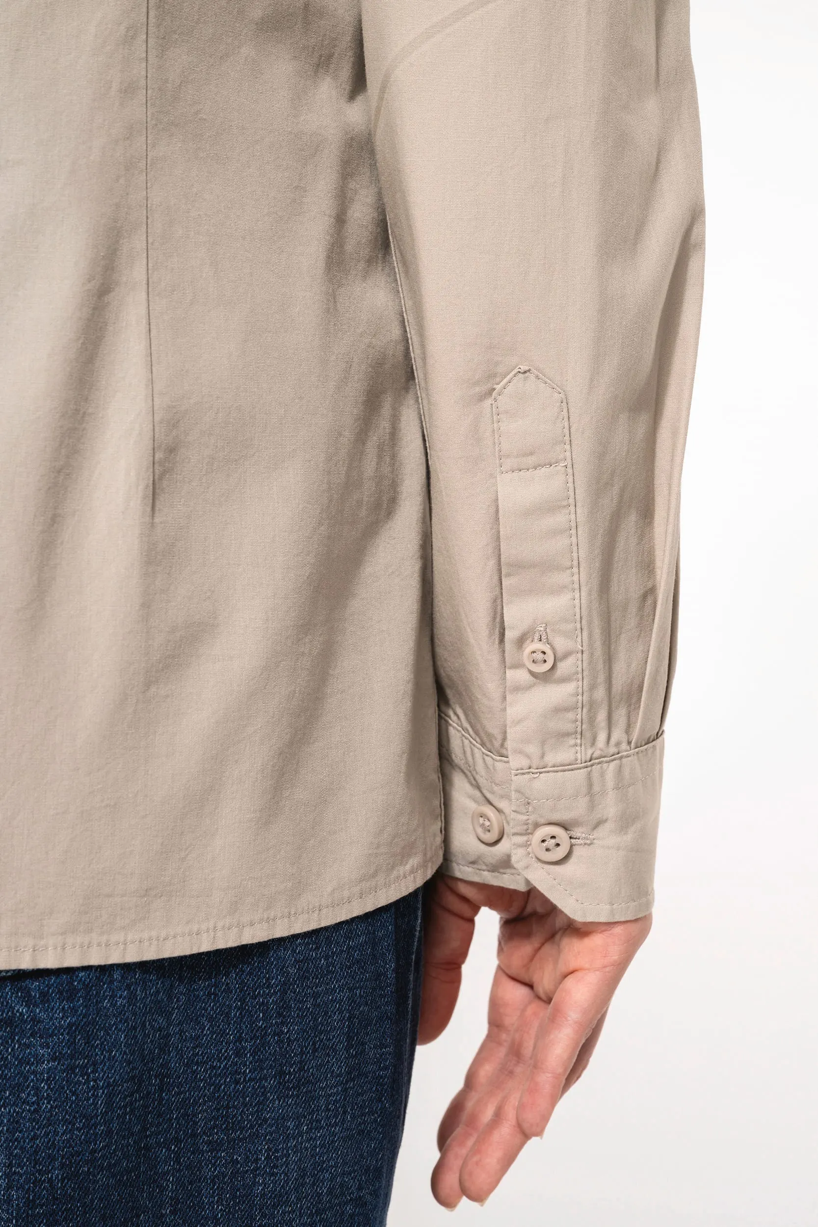 Camisa Safari manga larga mujer