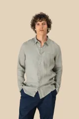 Camisa de lino hombre