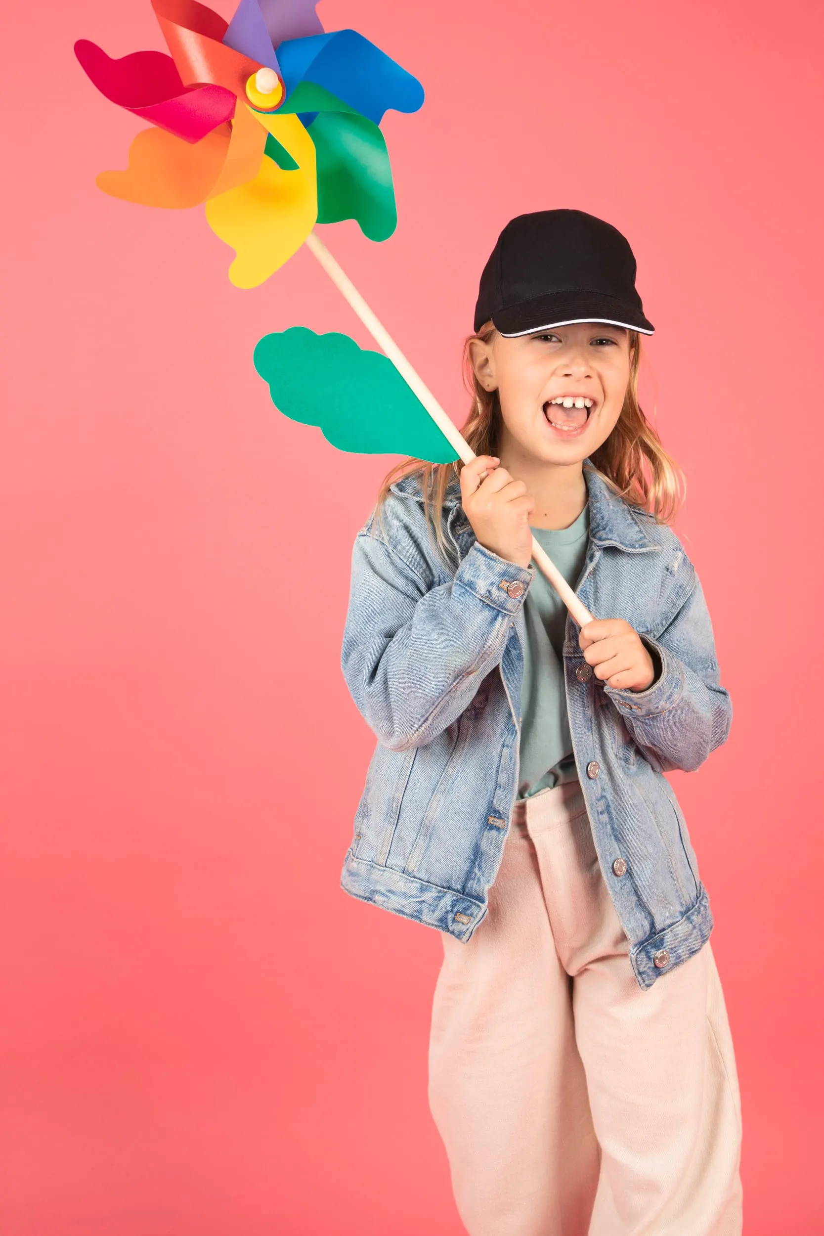 Gorra para niño con sándwich contrastado - 5 paneles