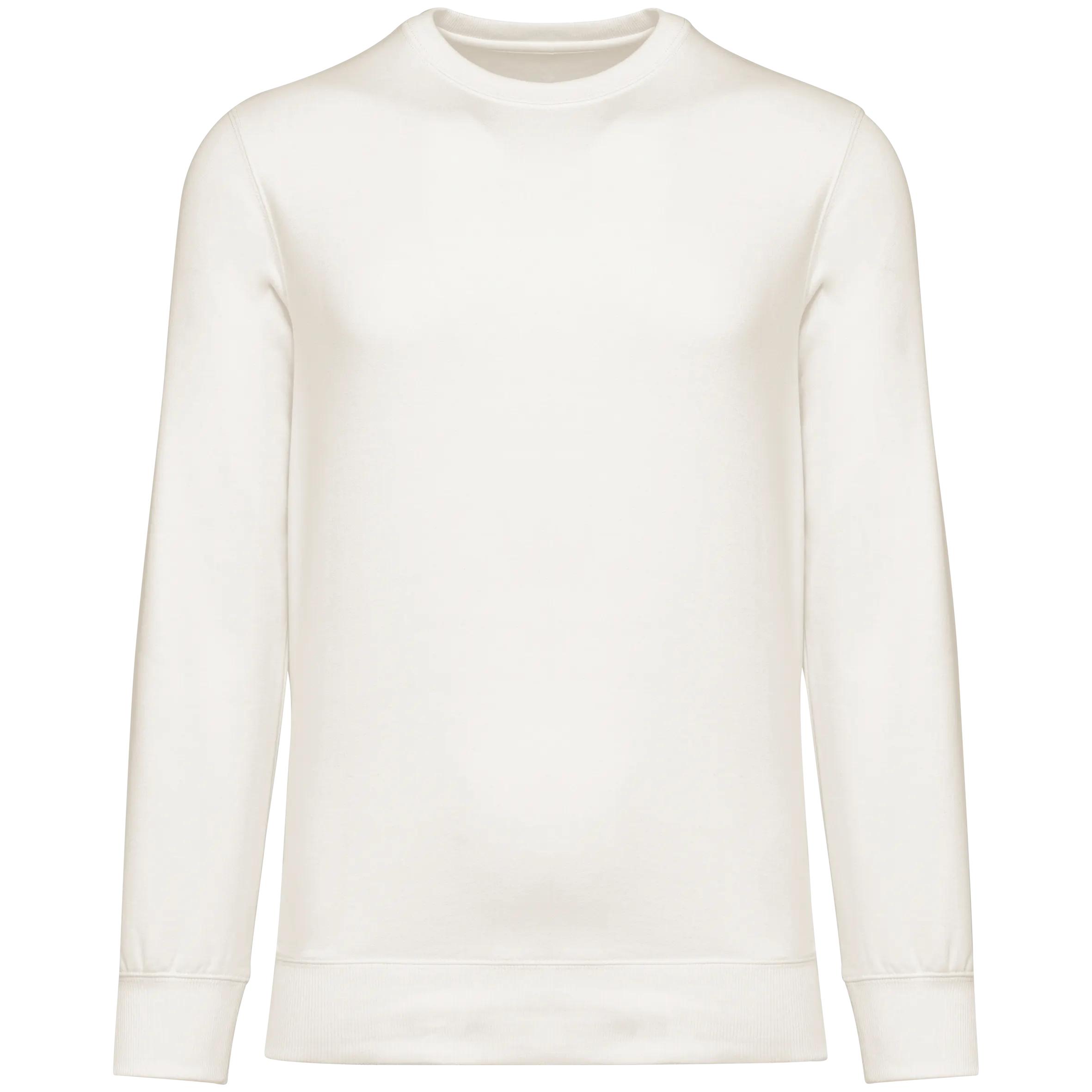 Sudadera ecorresponsable cuello redondo y hombros caídos French Terry unisex