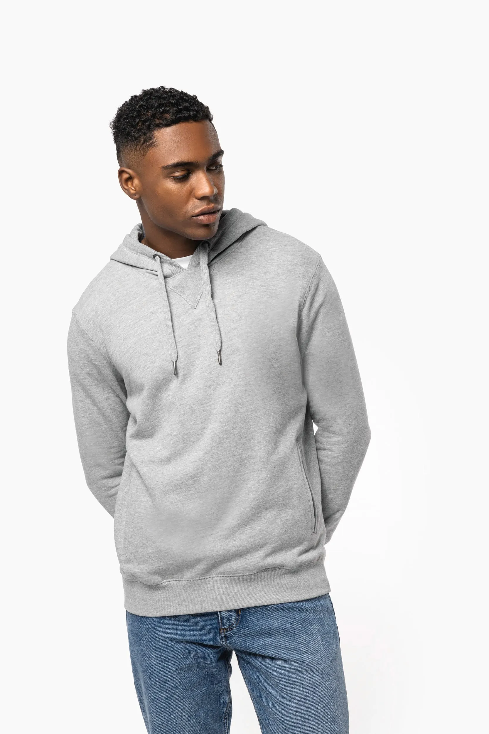 Sudadera ecorresponsable french terry capucha - Unisex