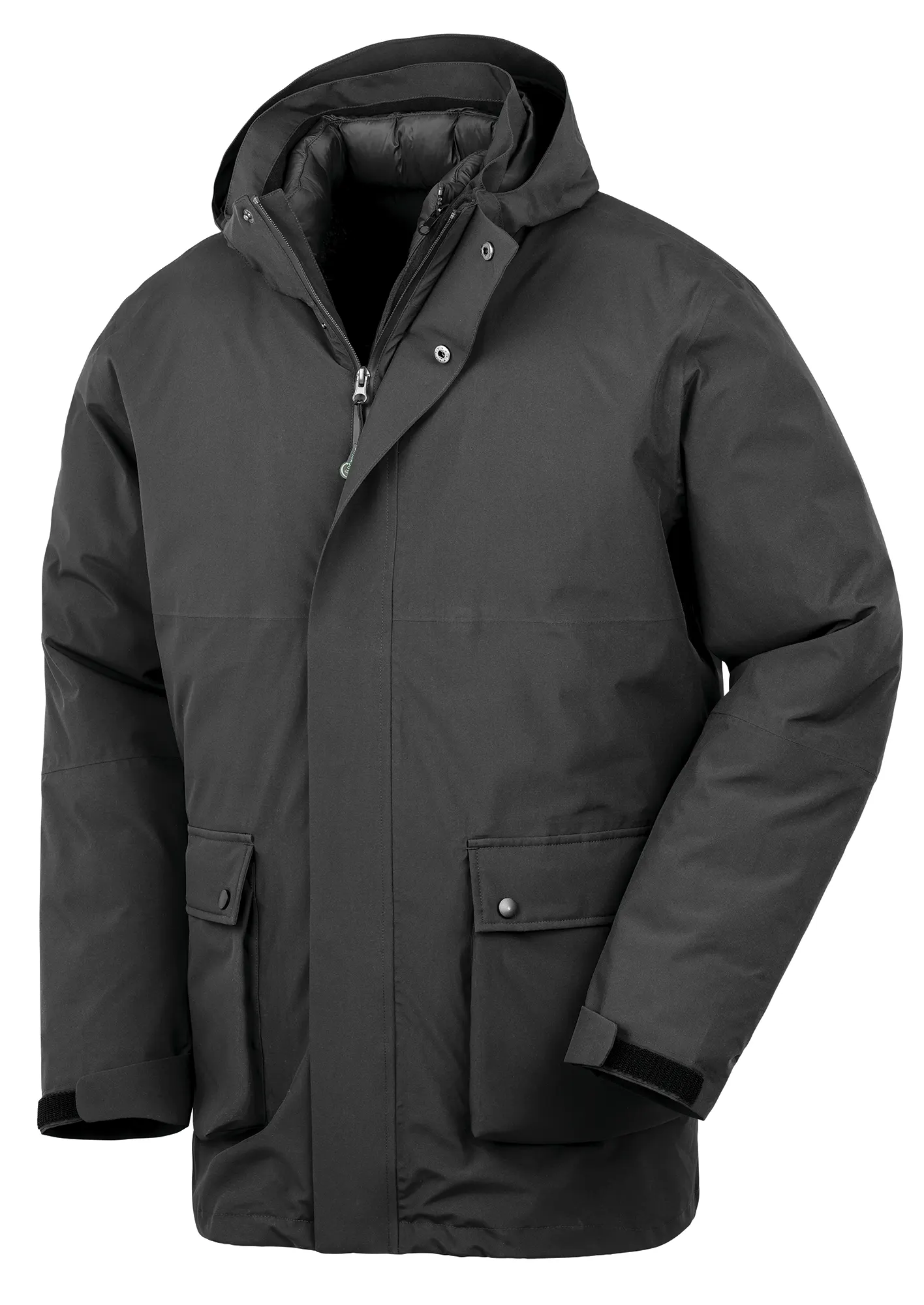 Chaqueta acolchada Ripstop reciclada 3 en 1