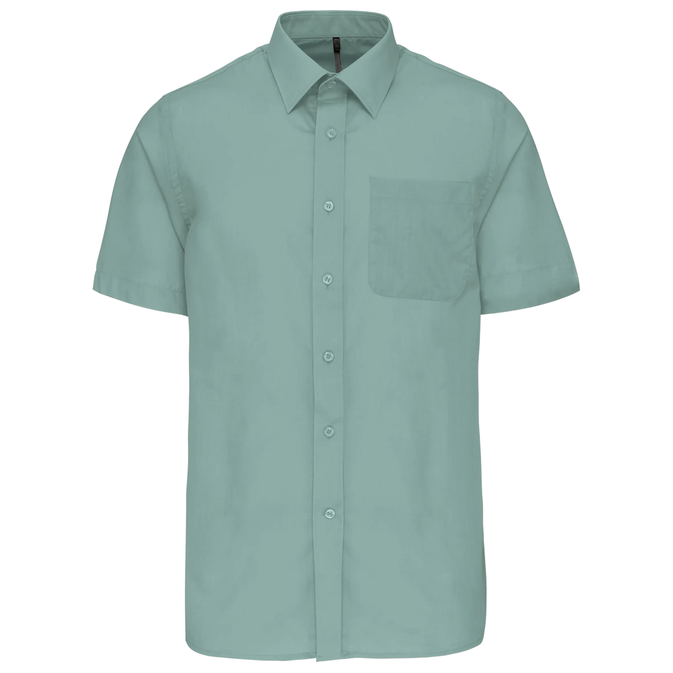 Camisa popelina de polialgodón manga corta de fácil cuidado hombre