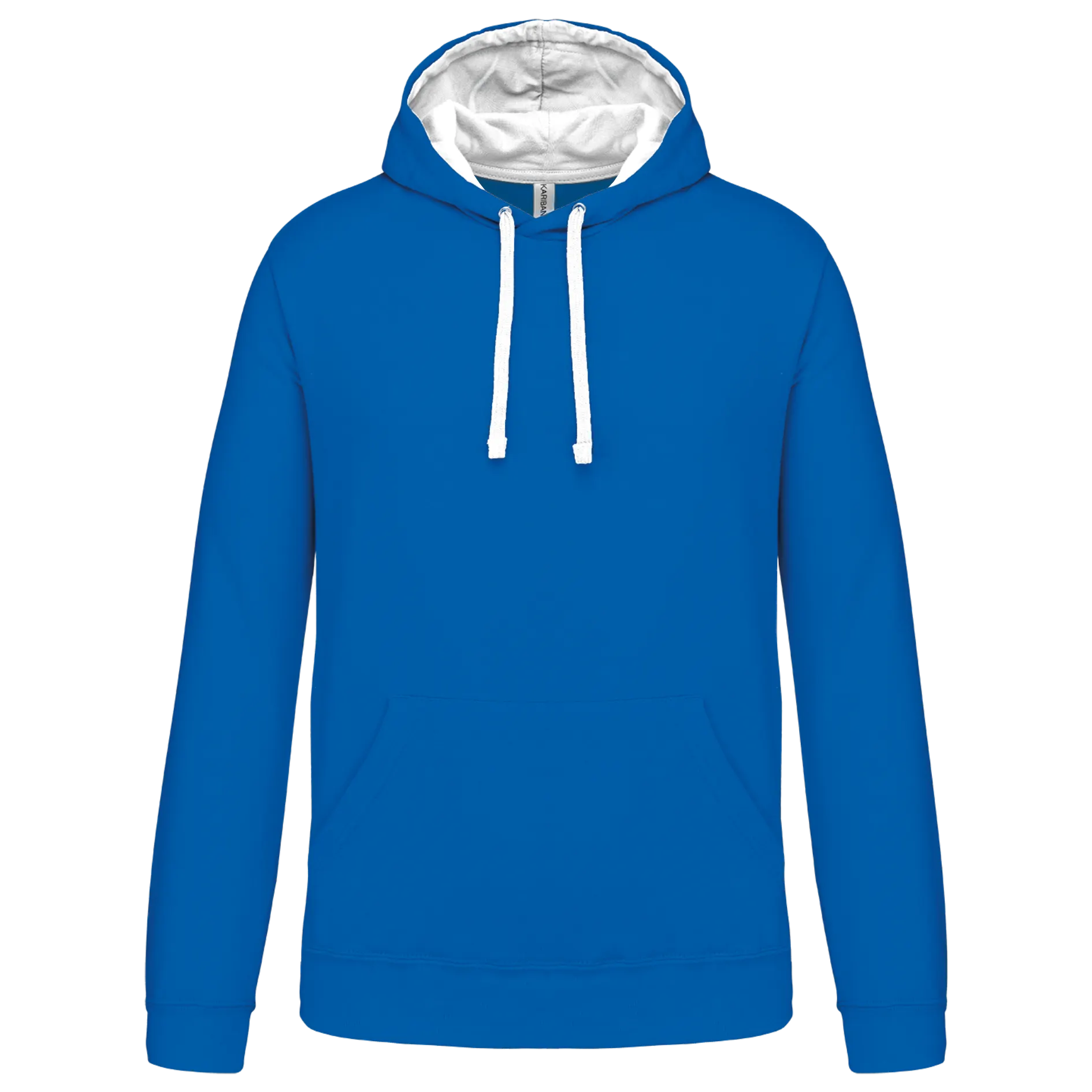 Sudadera capucha contrastada hombre