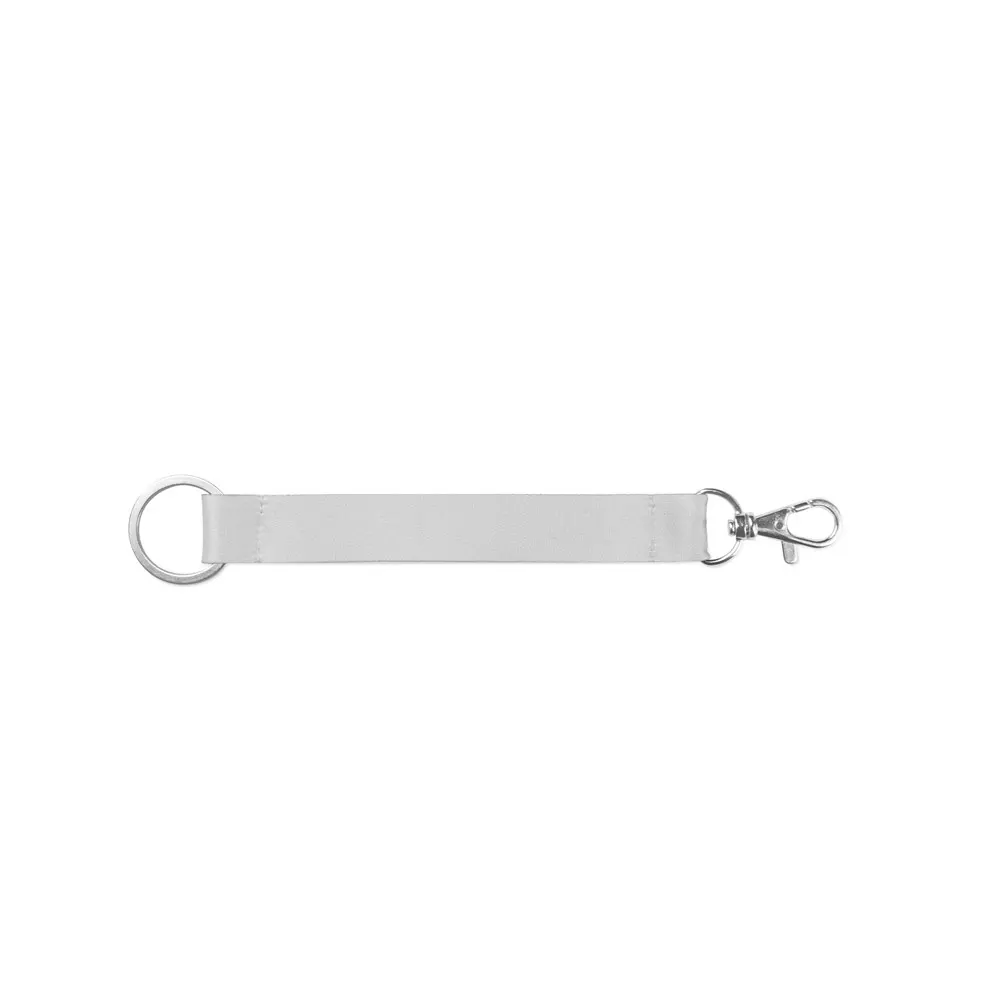 WALSALL. SET Lanyard SUBLIMACIÓN Corto II DUO (20 mm) en poliéster reciclado (100% rPET) con anilla Ø 32 mm y mosquetón de gatillo de 20 mm