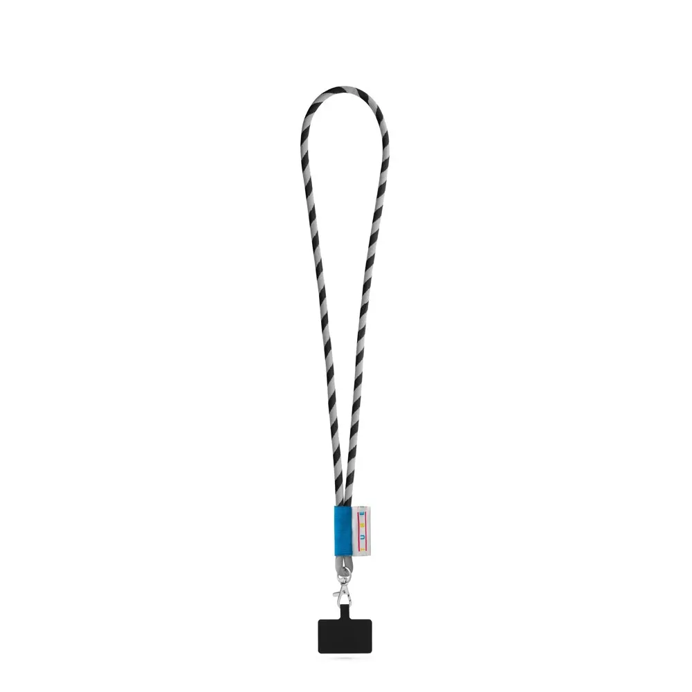 GOSPORT. SET Lanyard TUBE Long (Ø 7 mm) con mosquetón de gatillo de 9 mm y soporte para teléfono móvil
