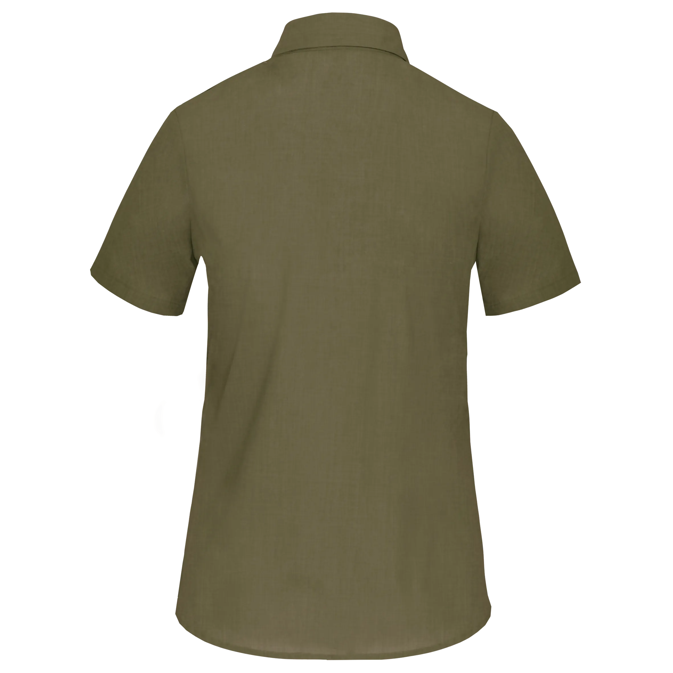 Camisa popelina de polialgodón manga corta de fácil cuidado mujer