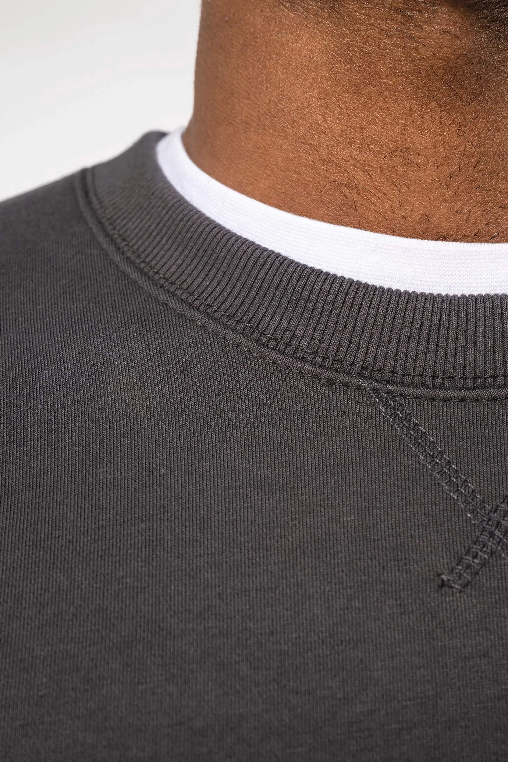 Sudadera cuello redondo