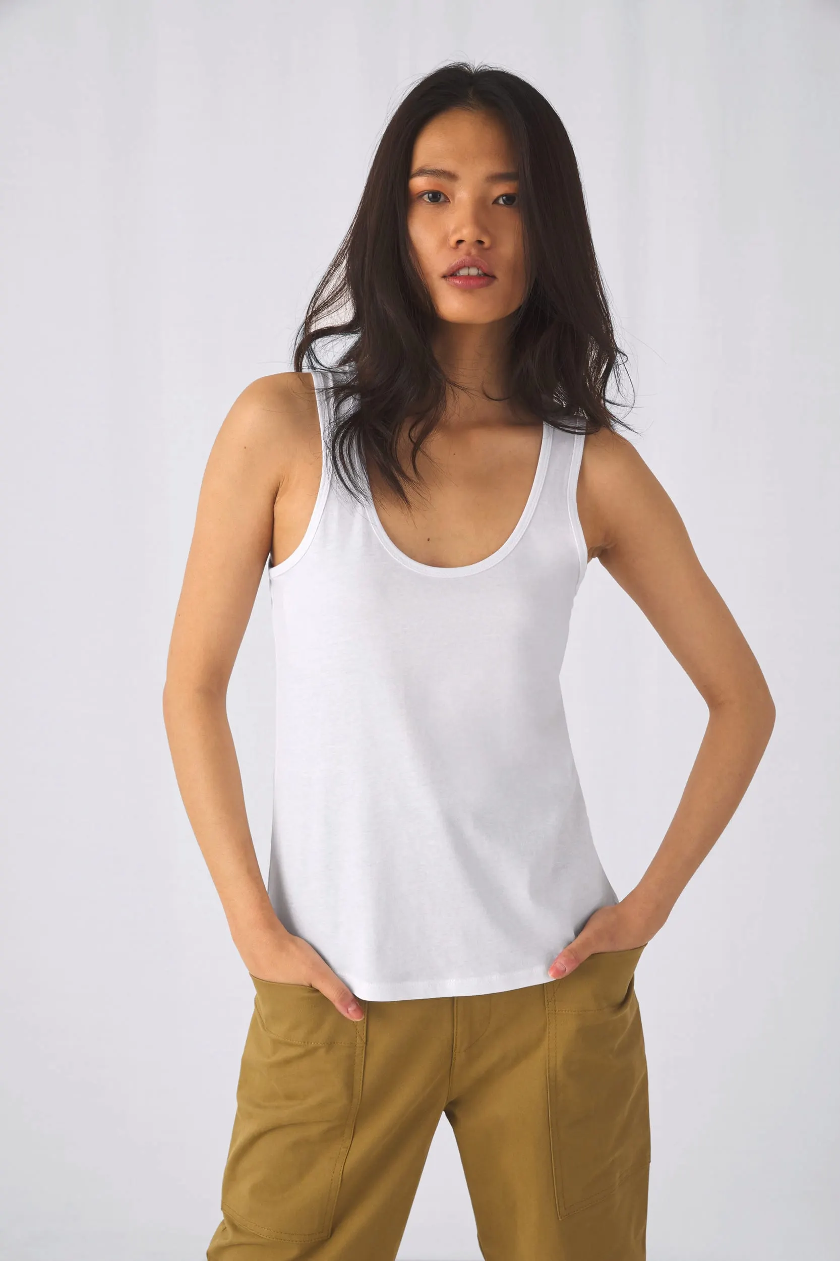 Camiseta de tirantes orgánica Inspire mujer