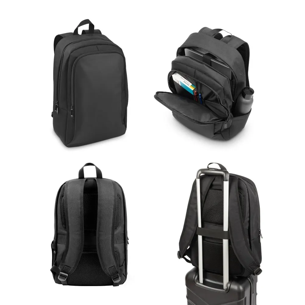 DRAMMEN. Mochila para portátil en poliéster reciclado de alta densidad 600D
