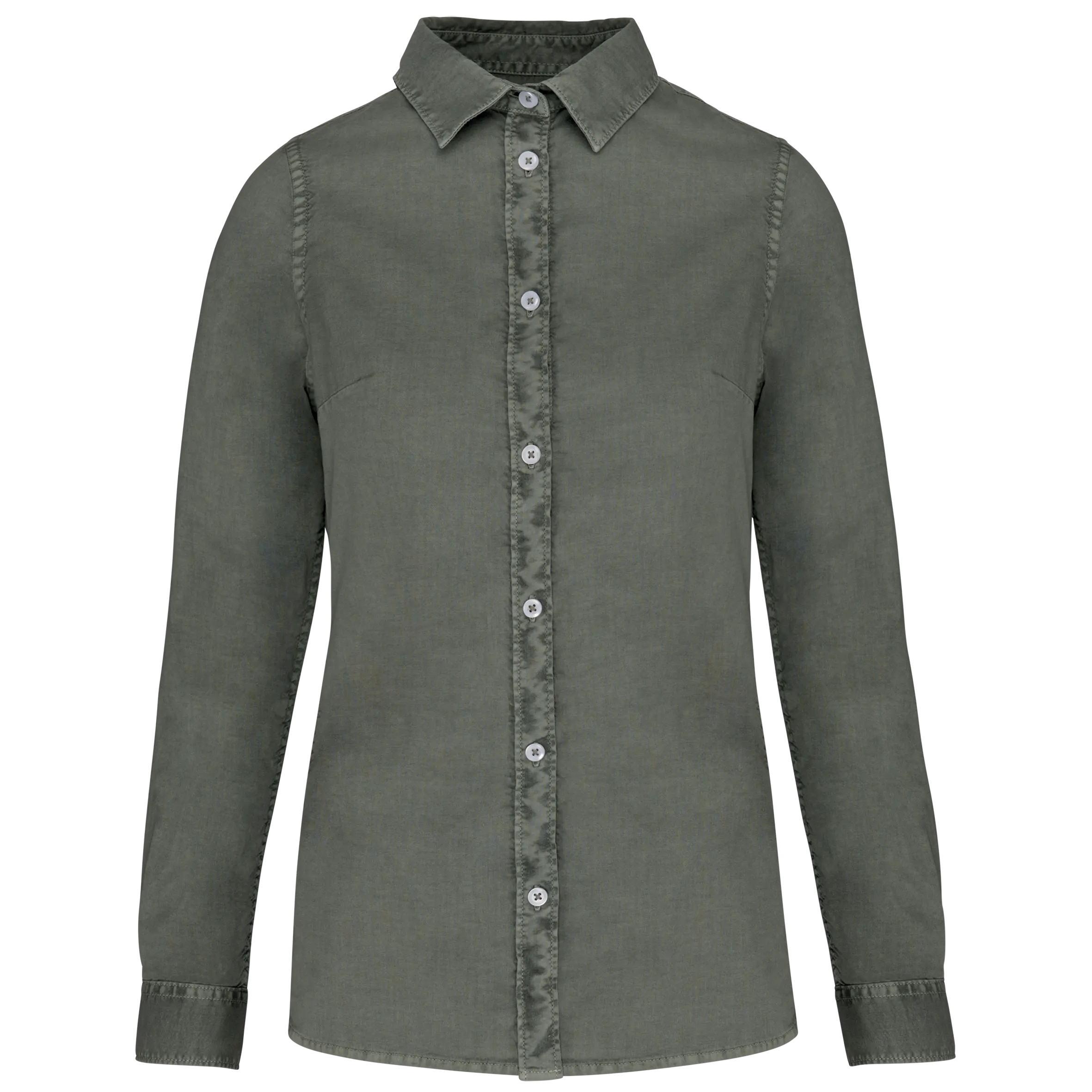 Camisa ecorresponsable efecto lavado mujer