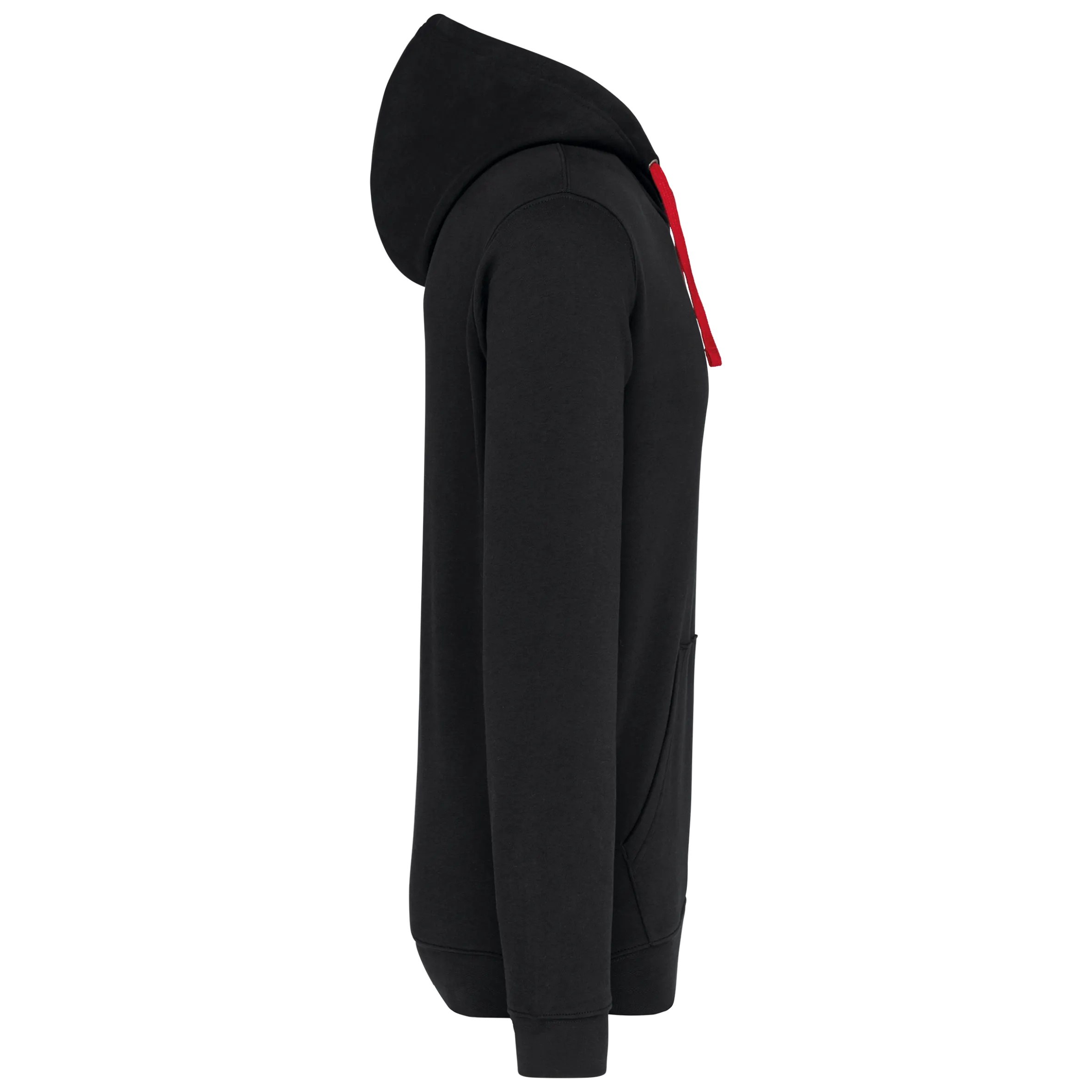 Sudadera capucha contrastada hombre