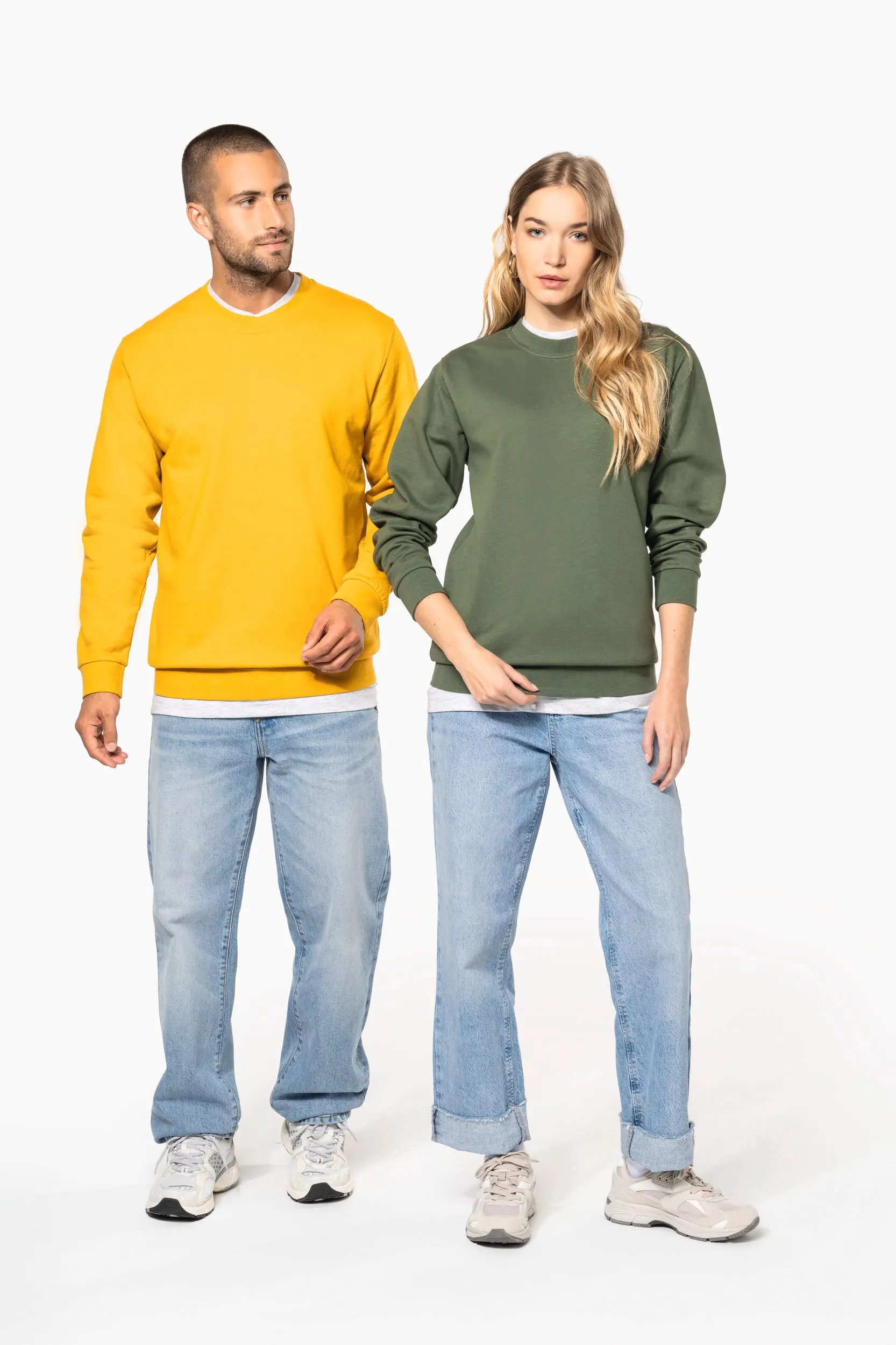 Sudadera cuello redondo