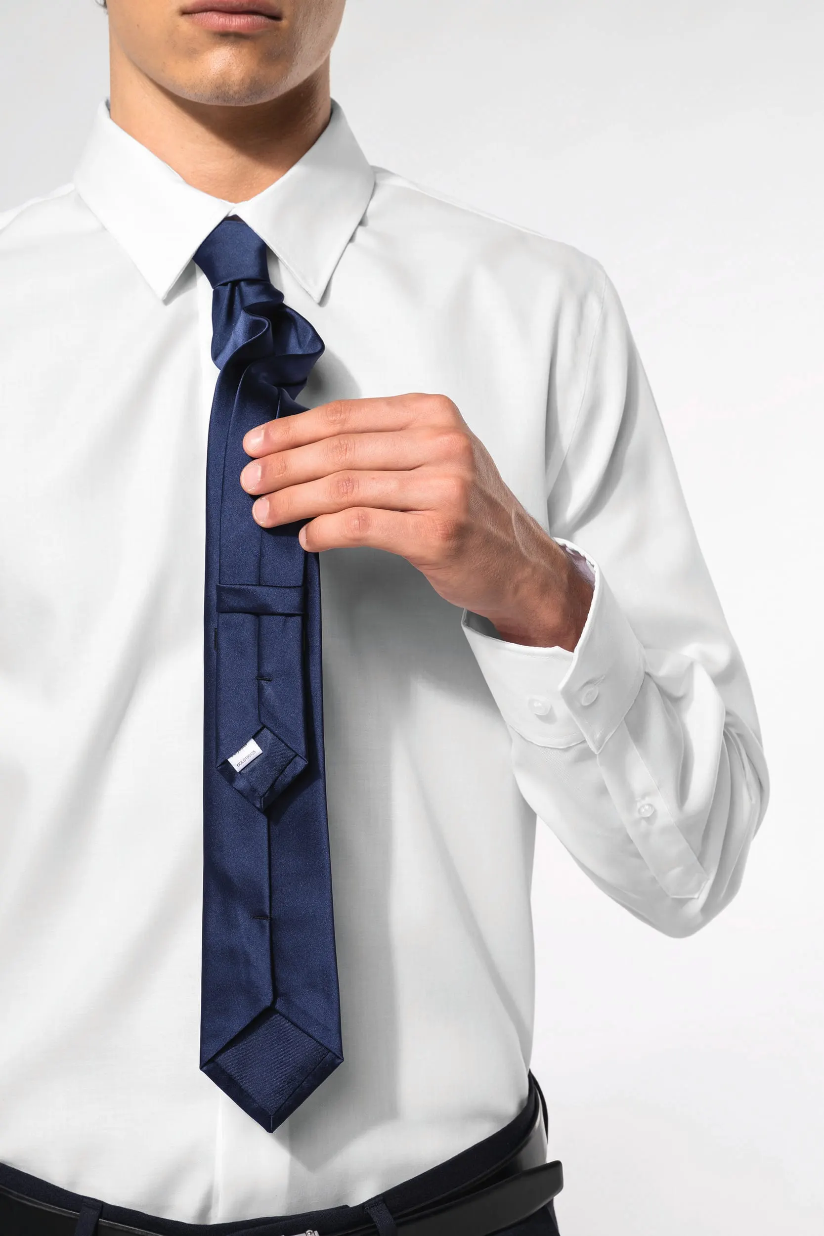 Corbata satinada