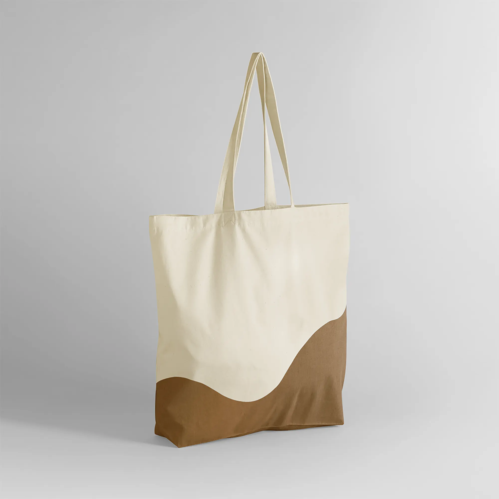 Bolsa multiusos orgánica con estampado de espirales