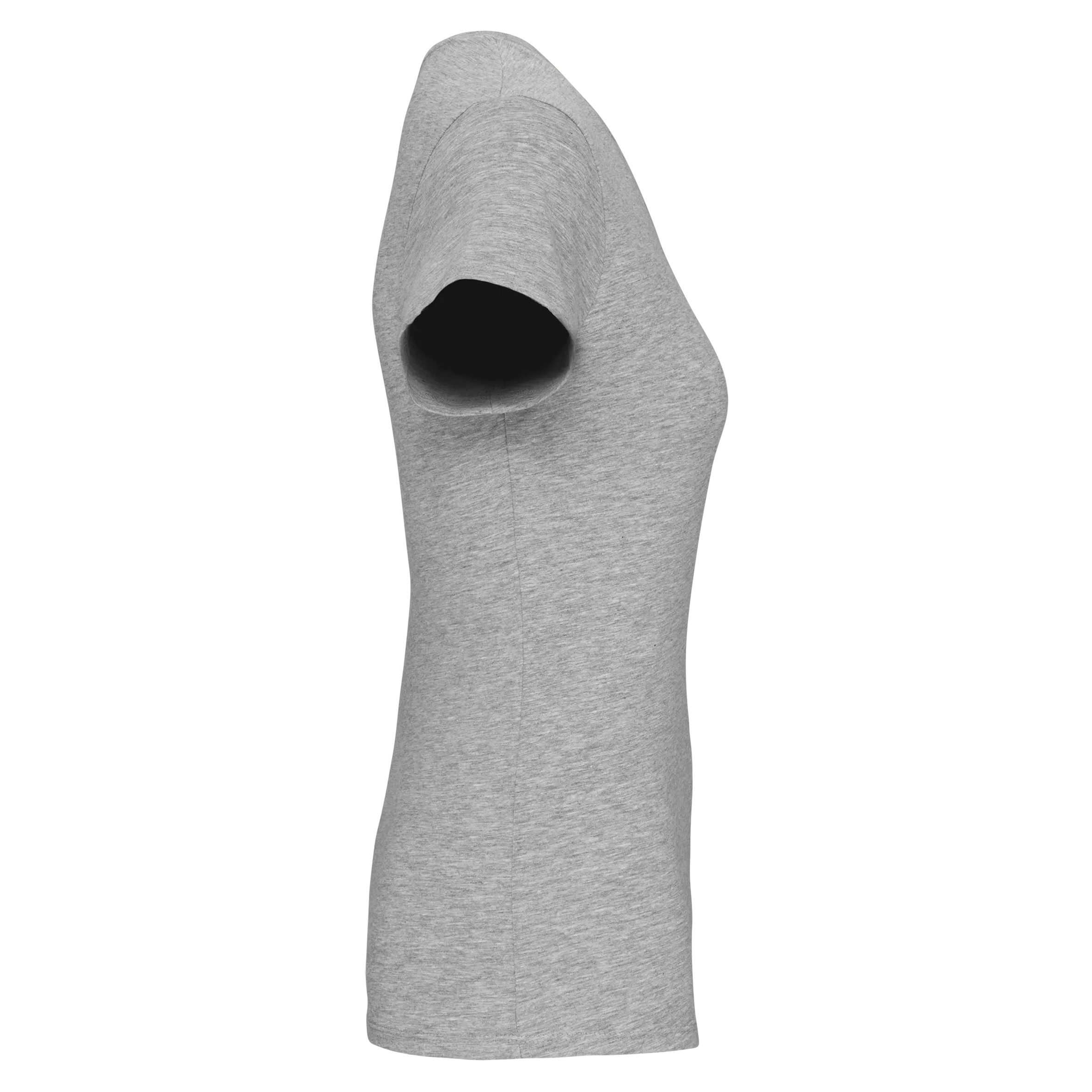 Camiseta con elastano cuello de pico mujer