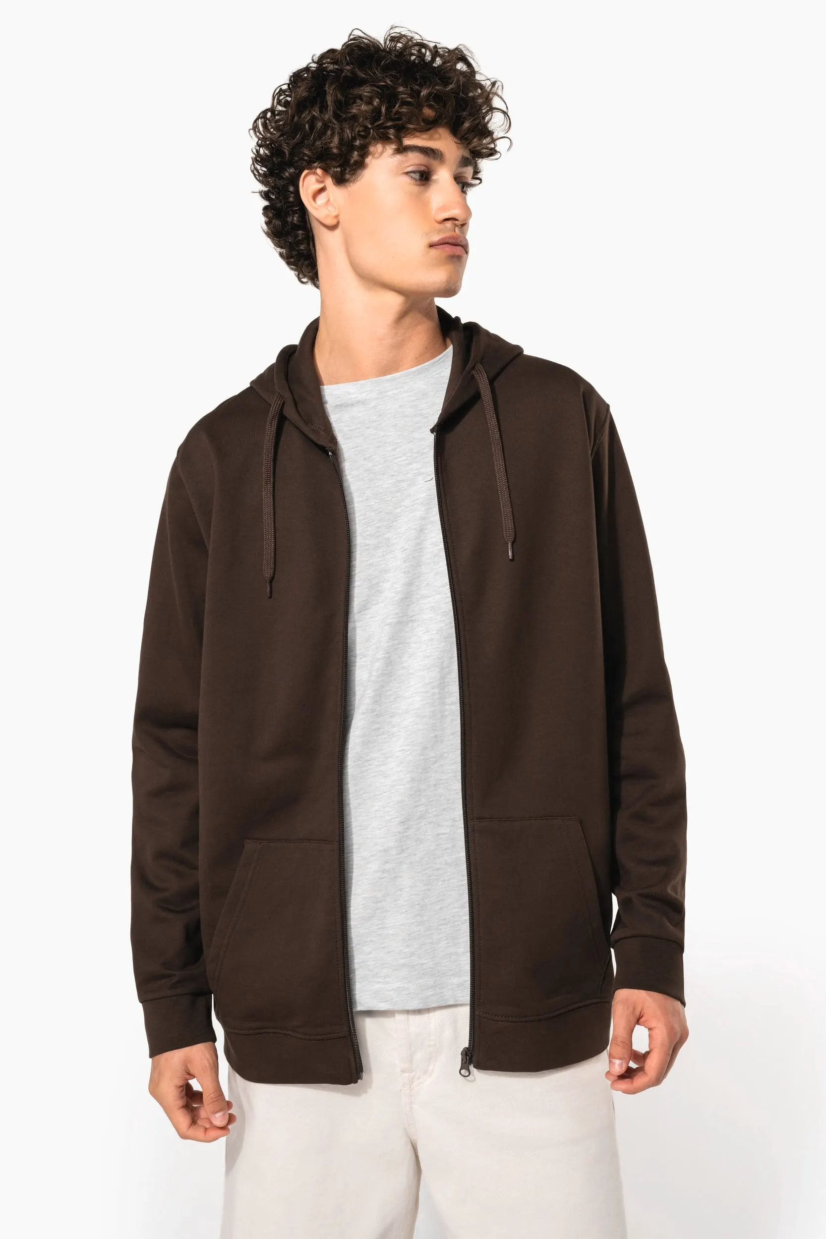 Sudadera capucha y cremallera unisex