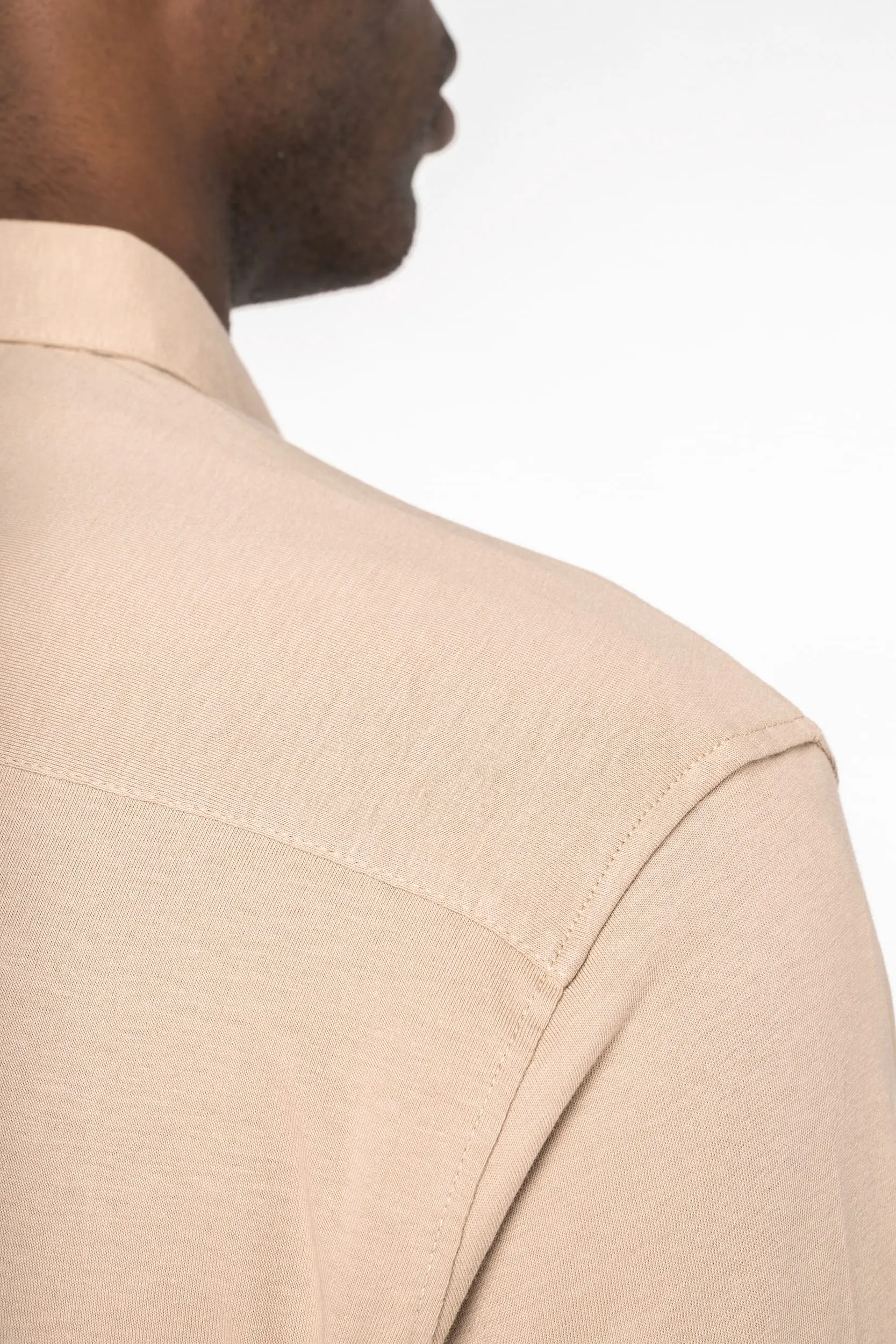 Camisa ecorresponsable de punto jersey hombre