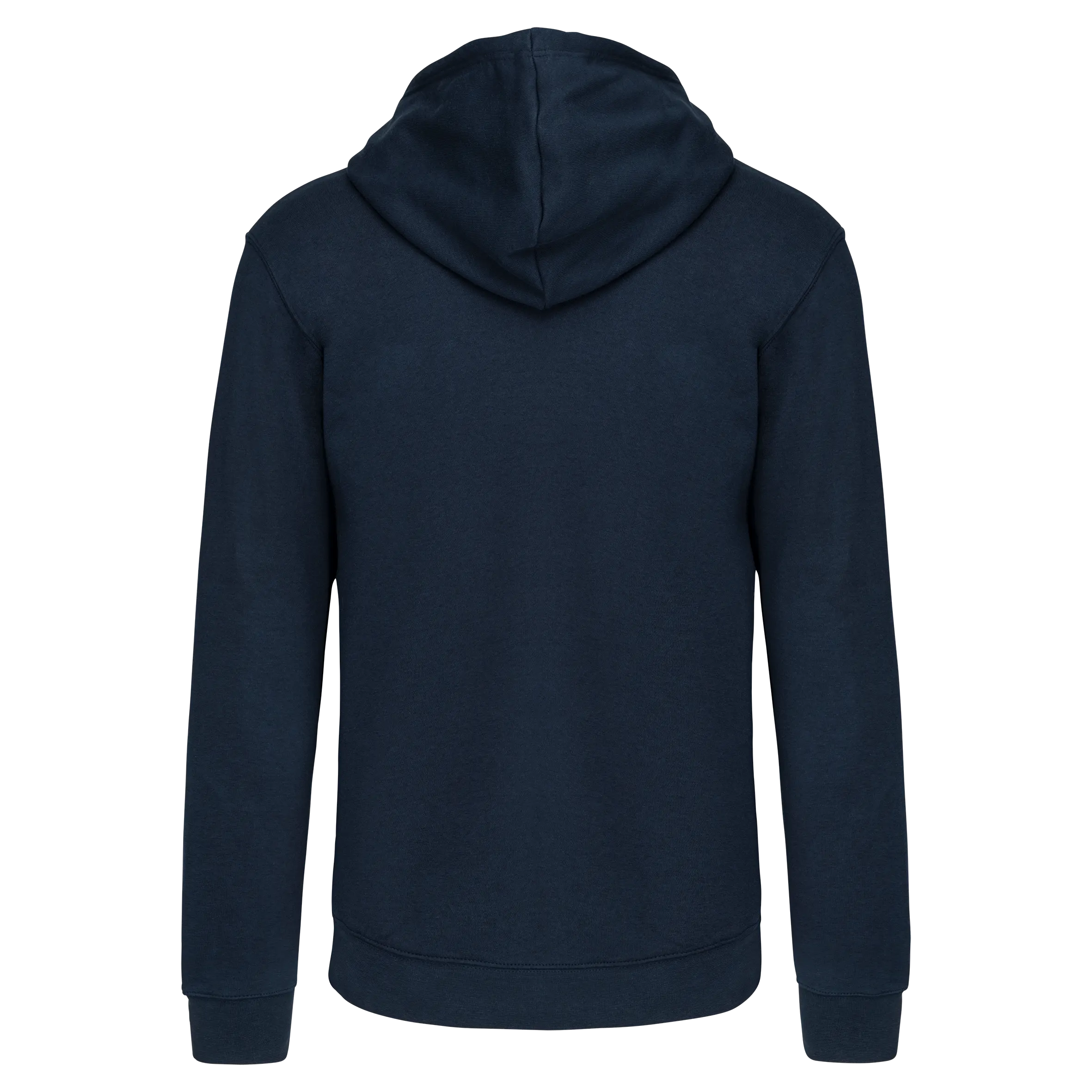Sudadera capucha y cremallera contrastada