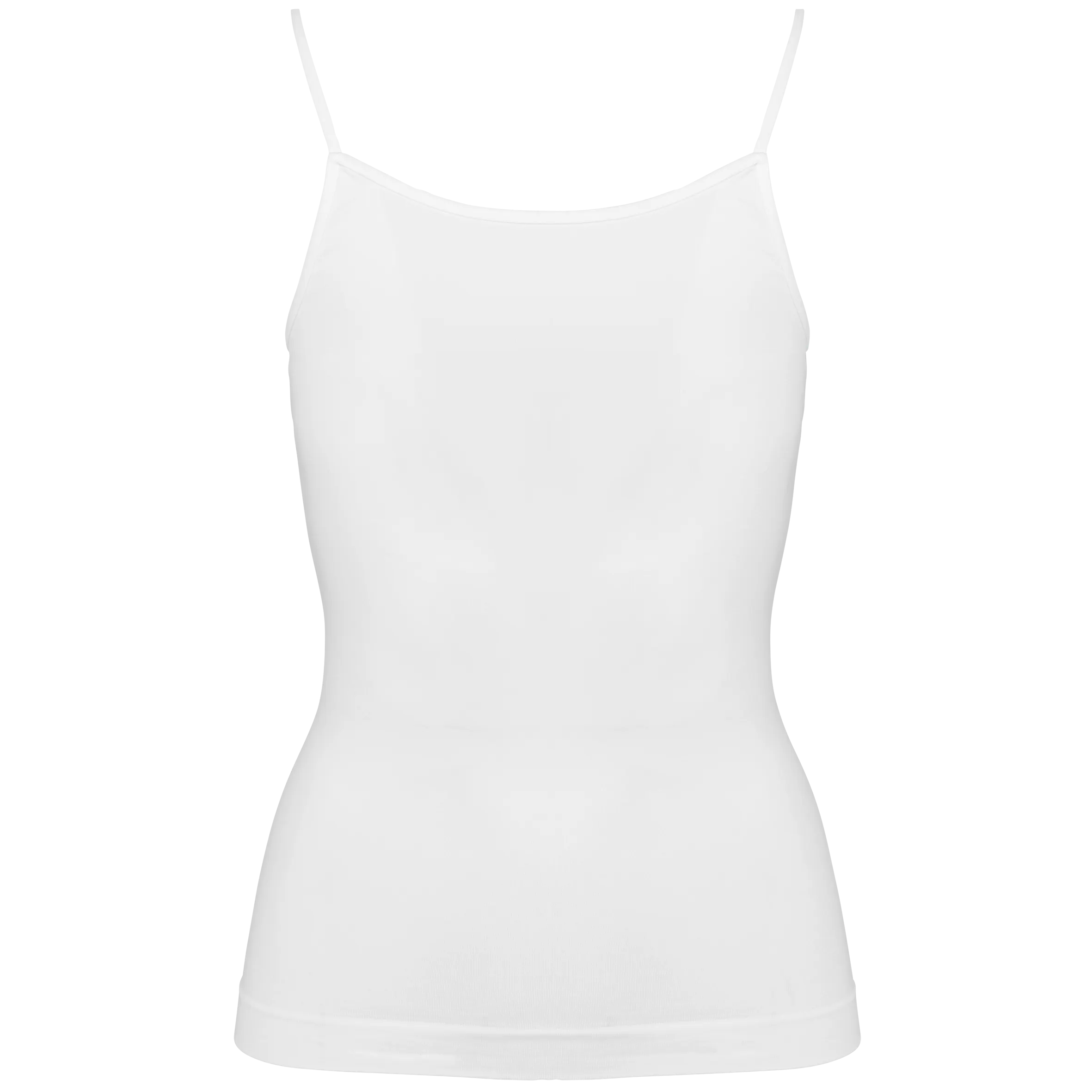 Camiseta de tirantes finos ecorresponsable sin costuras mujer