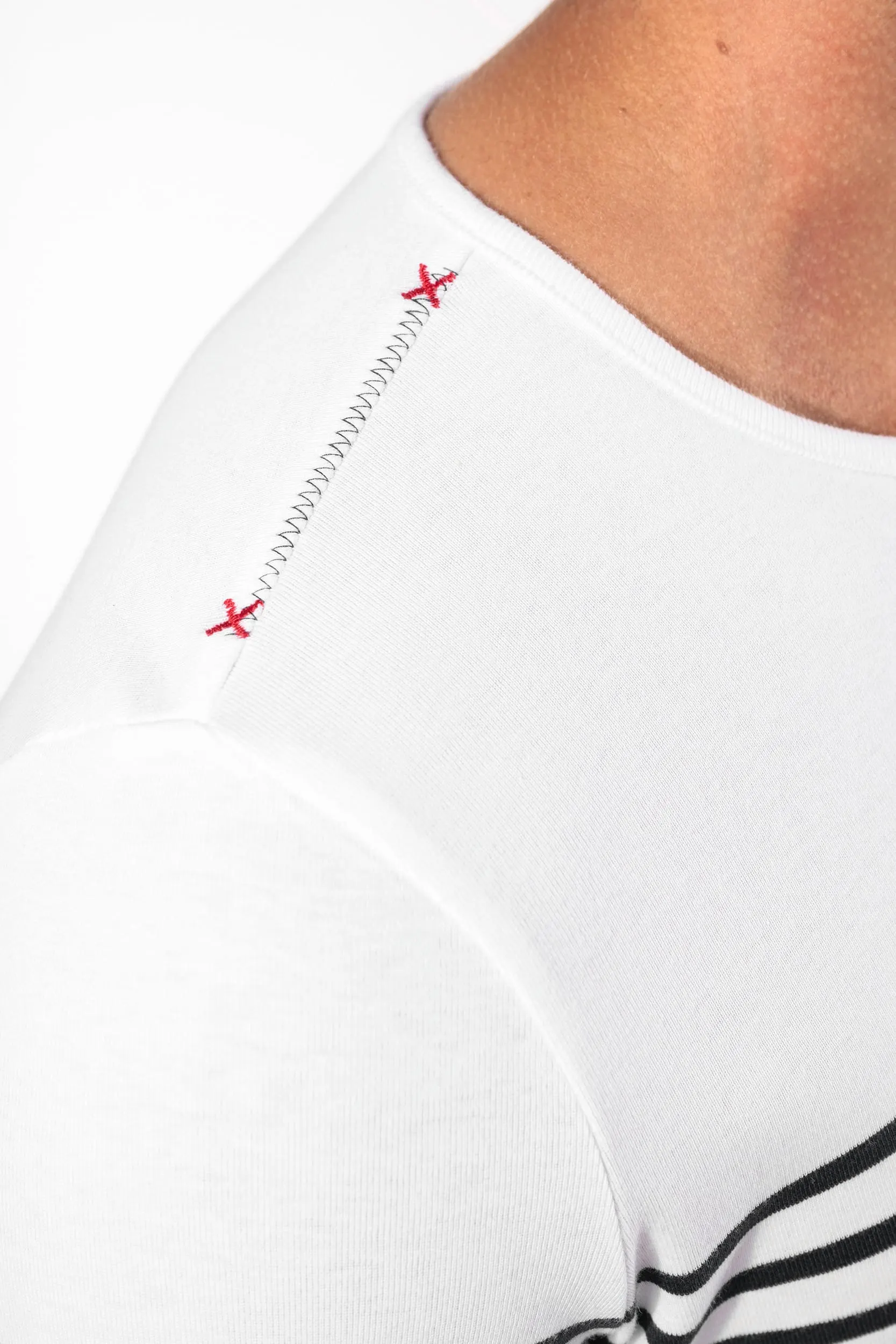 Camiseta marinera de manga larga de hombre