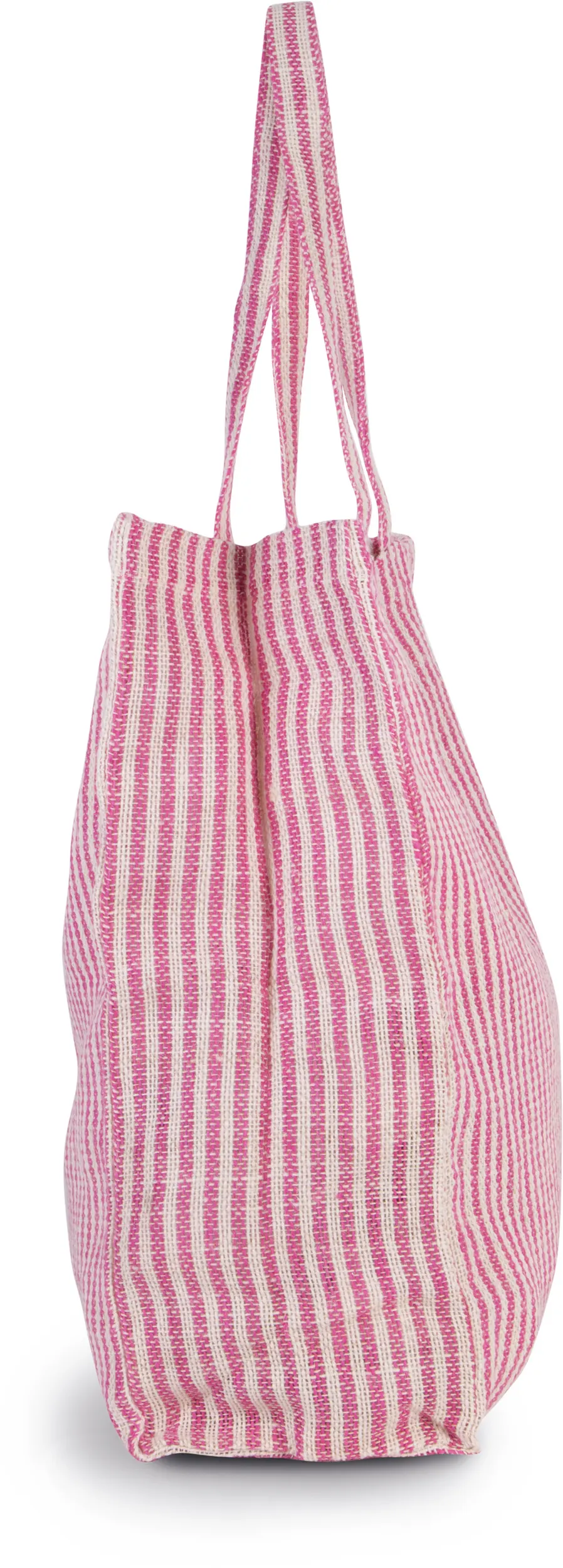 Bolsa shopper de juco a rayas