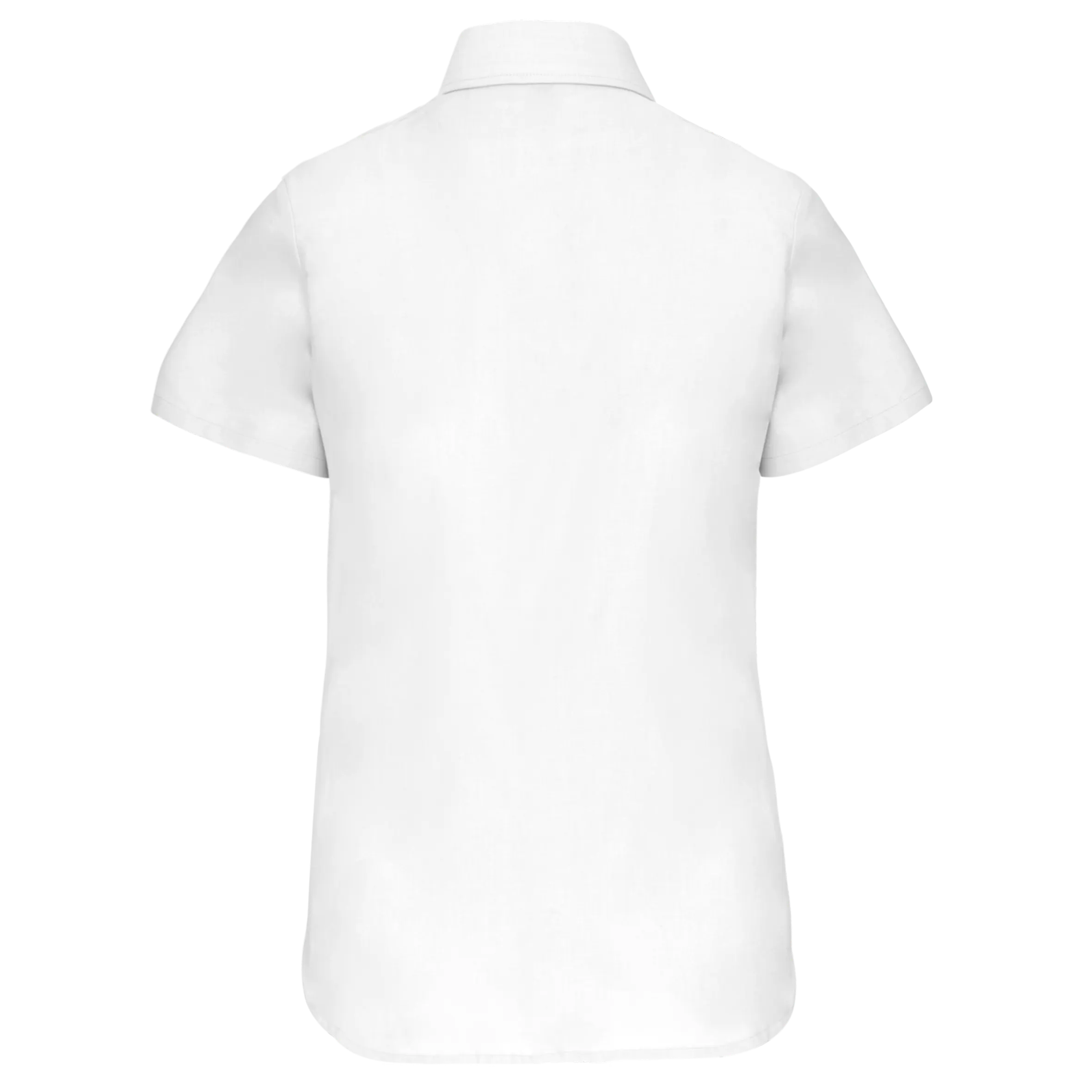 Camisa oxford manga corta mujer