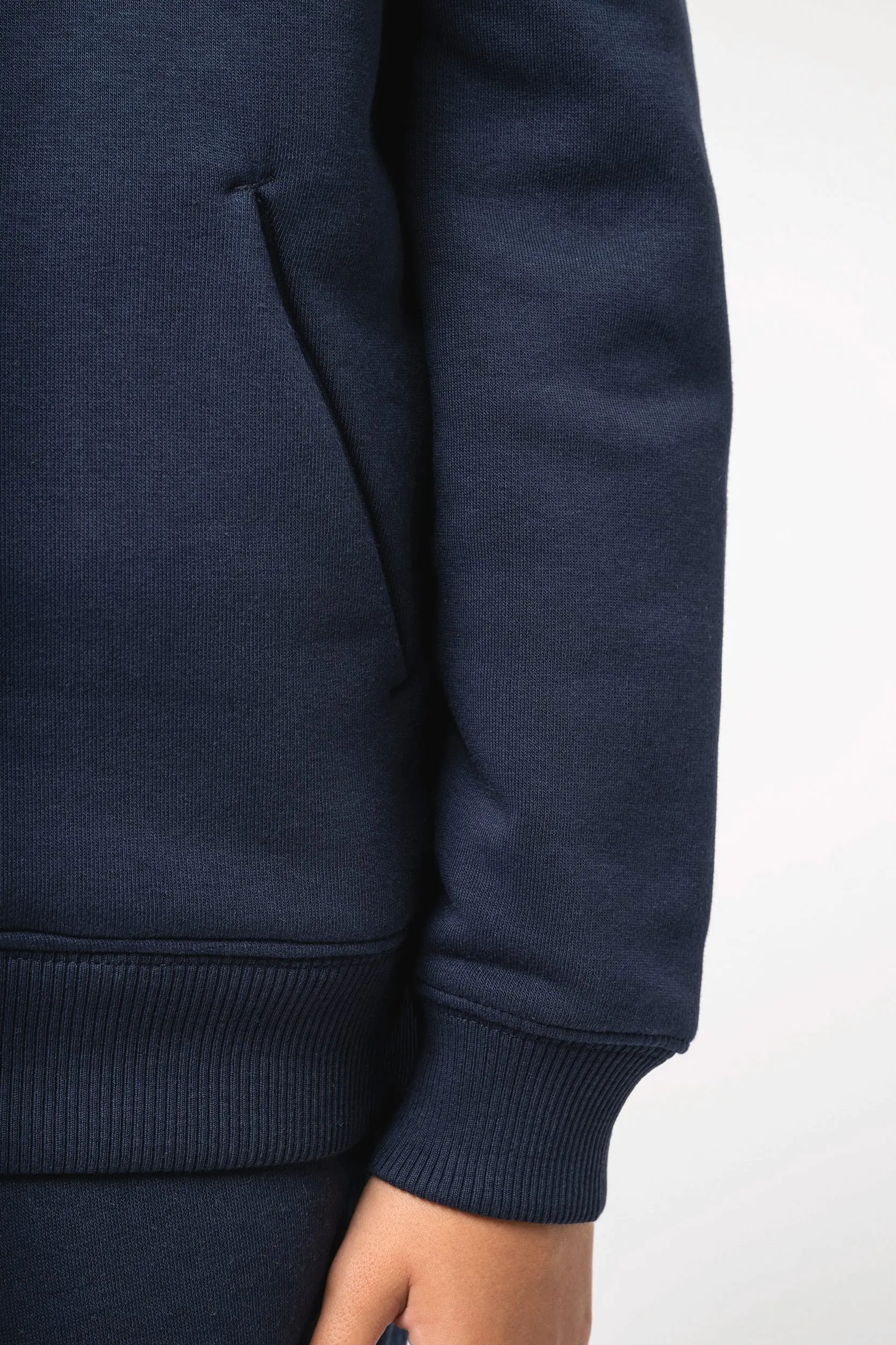 Sudadera ecorresponsable con capucha oversize infantil