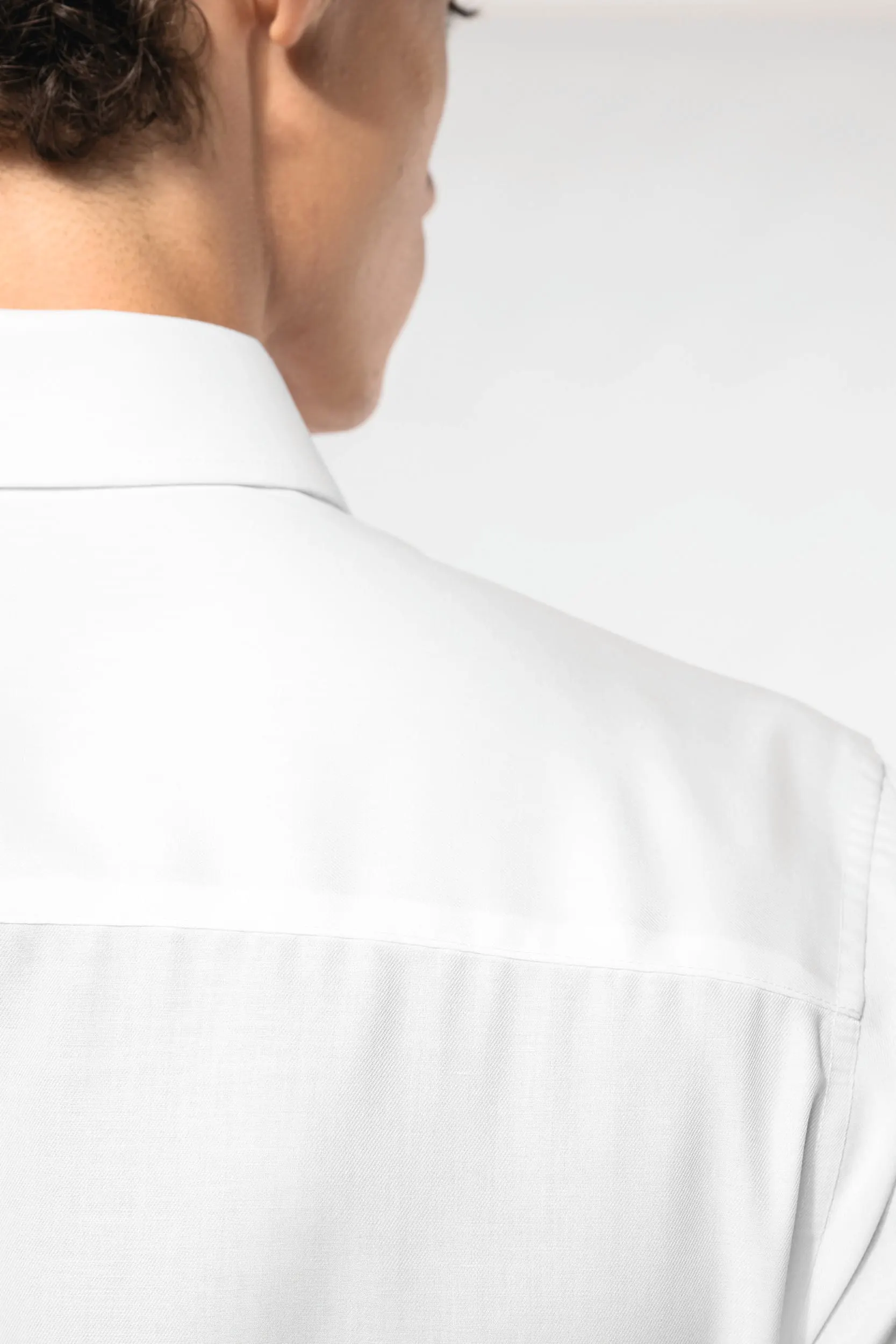 Camisa sin planchado de manga larga hombre