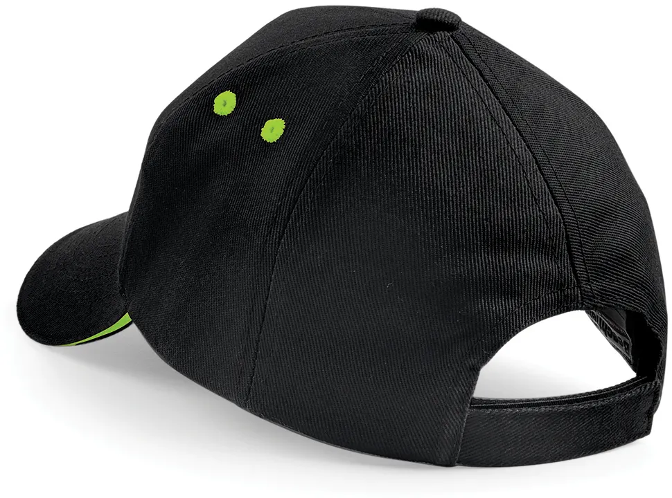 Gorra Ultimate - 5 paneles con sándwich contrastado