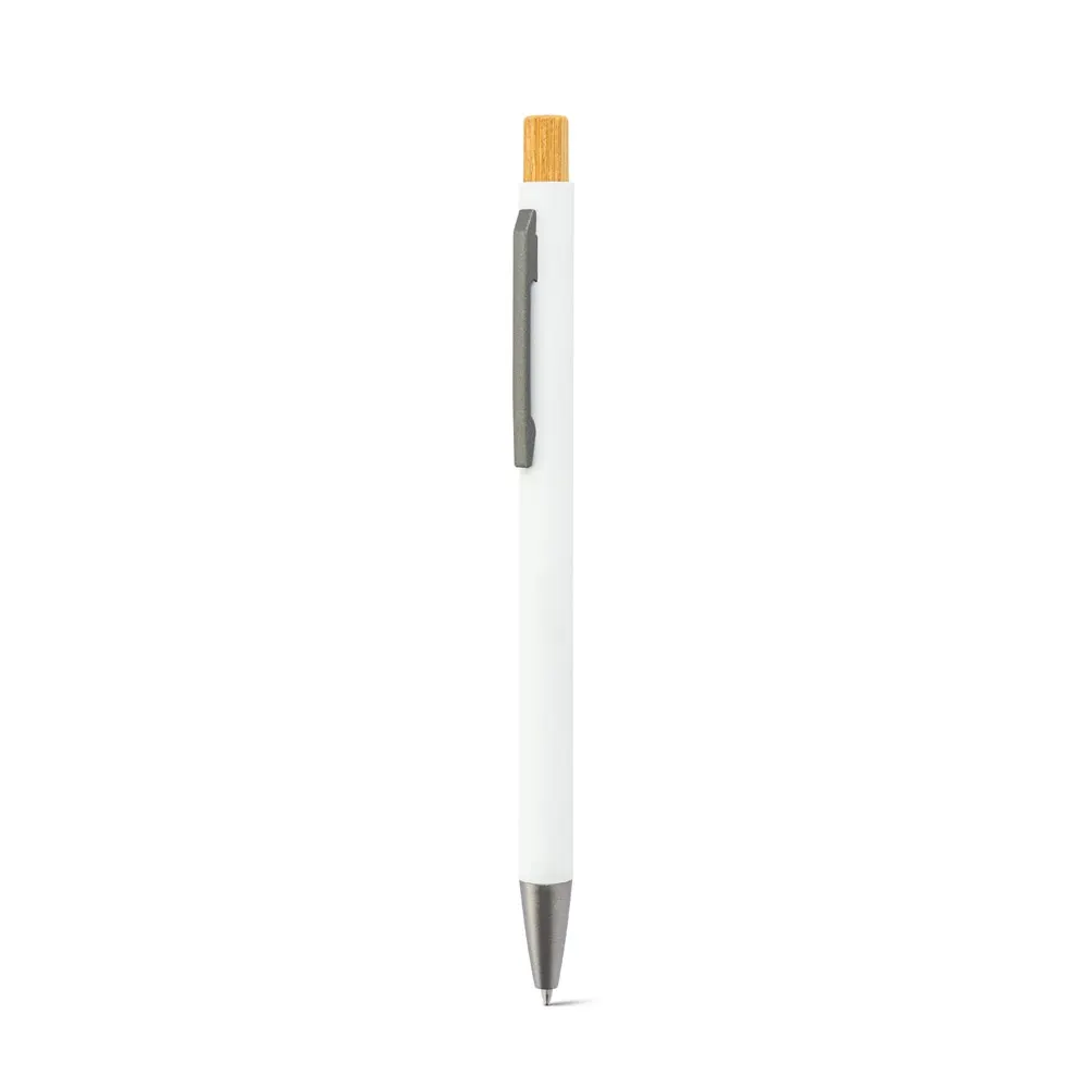 ZYLEN. Bolígrafo de aluminio reciclado (100% rAL), con acabado de goma
