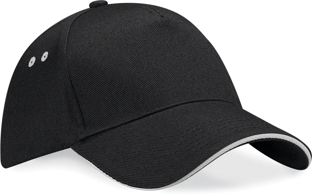 Gorra Ultimate - 5 paneles con sándwich contrastado