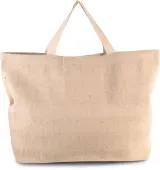 Bolsa shopper rústica de juco - grande