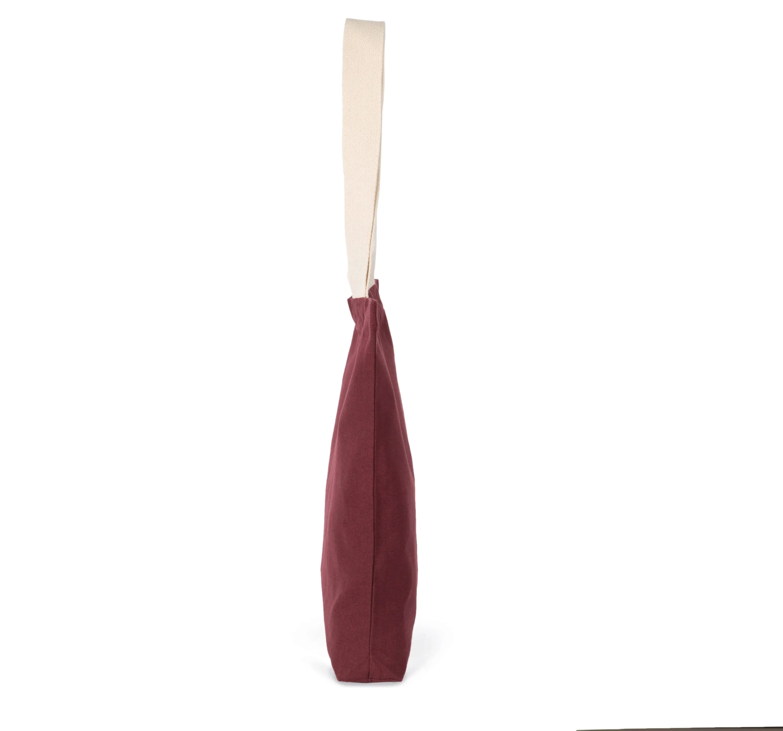 Bolsa shopper reciclada con fondo plano