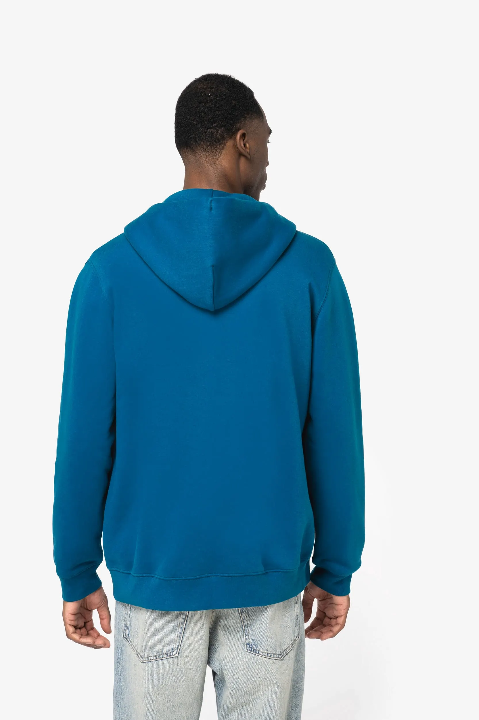 Sudadera ecorresponsable con cremallera y capucha unisex