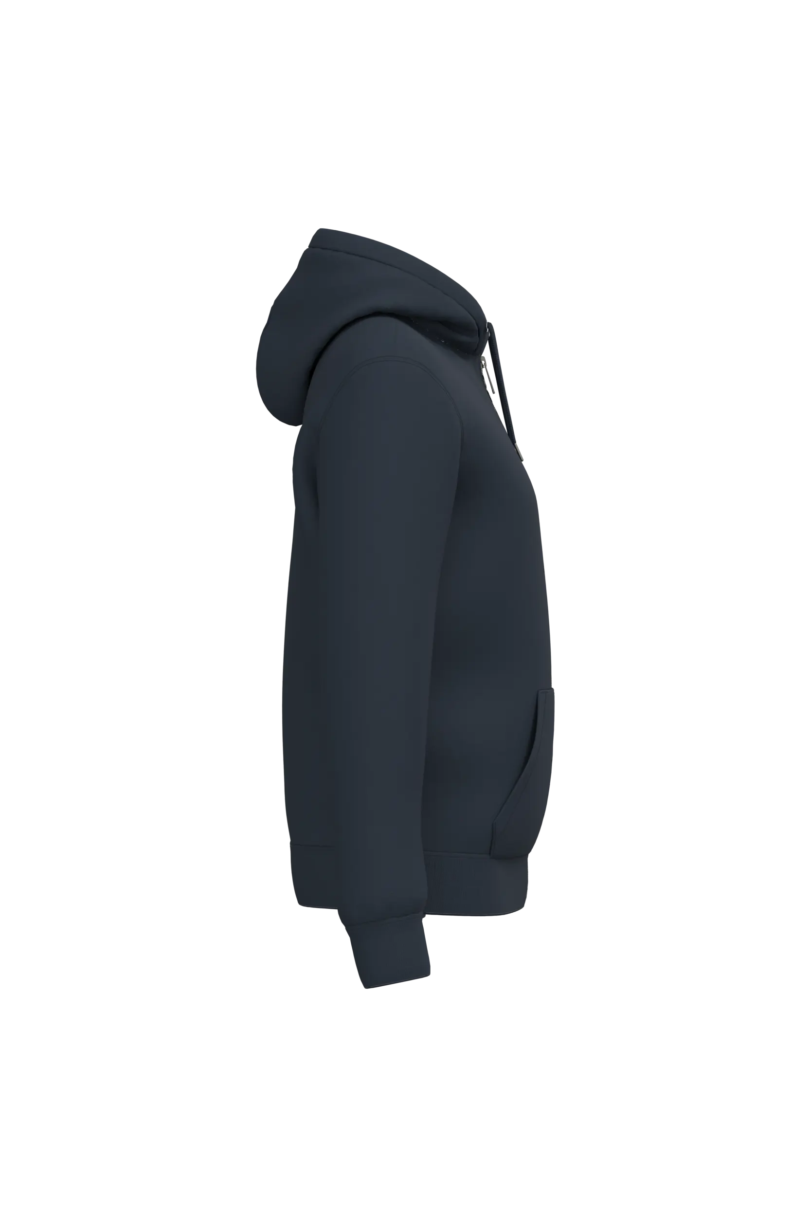 Sudadera ecorresponsable con cremallera y forro de sherpa unisex